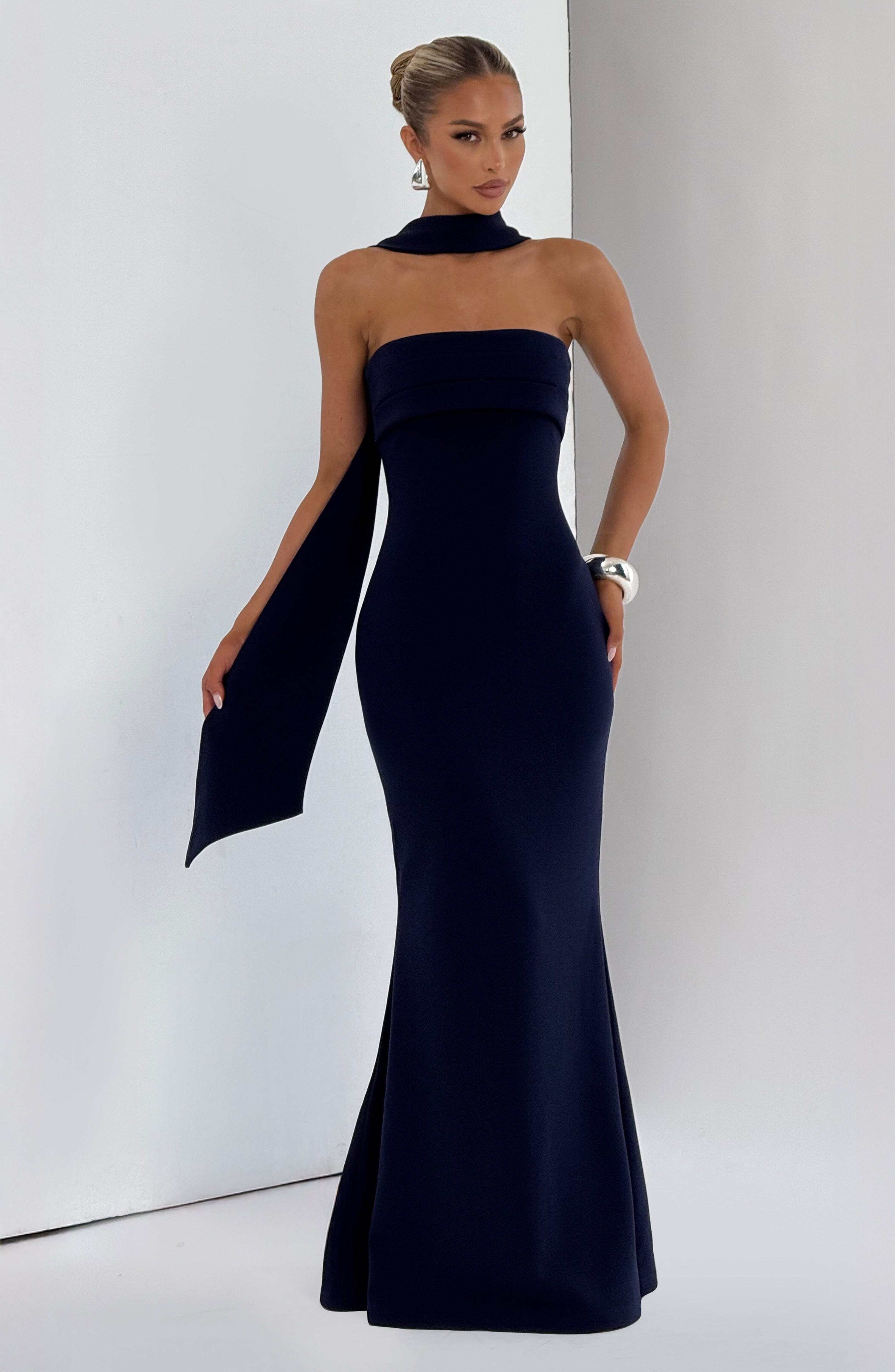 Leura Maxi Dress - Navy - Image 6