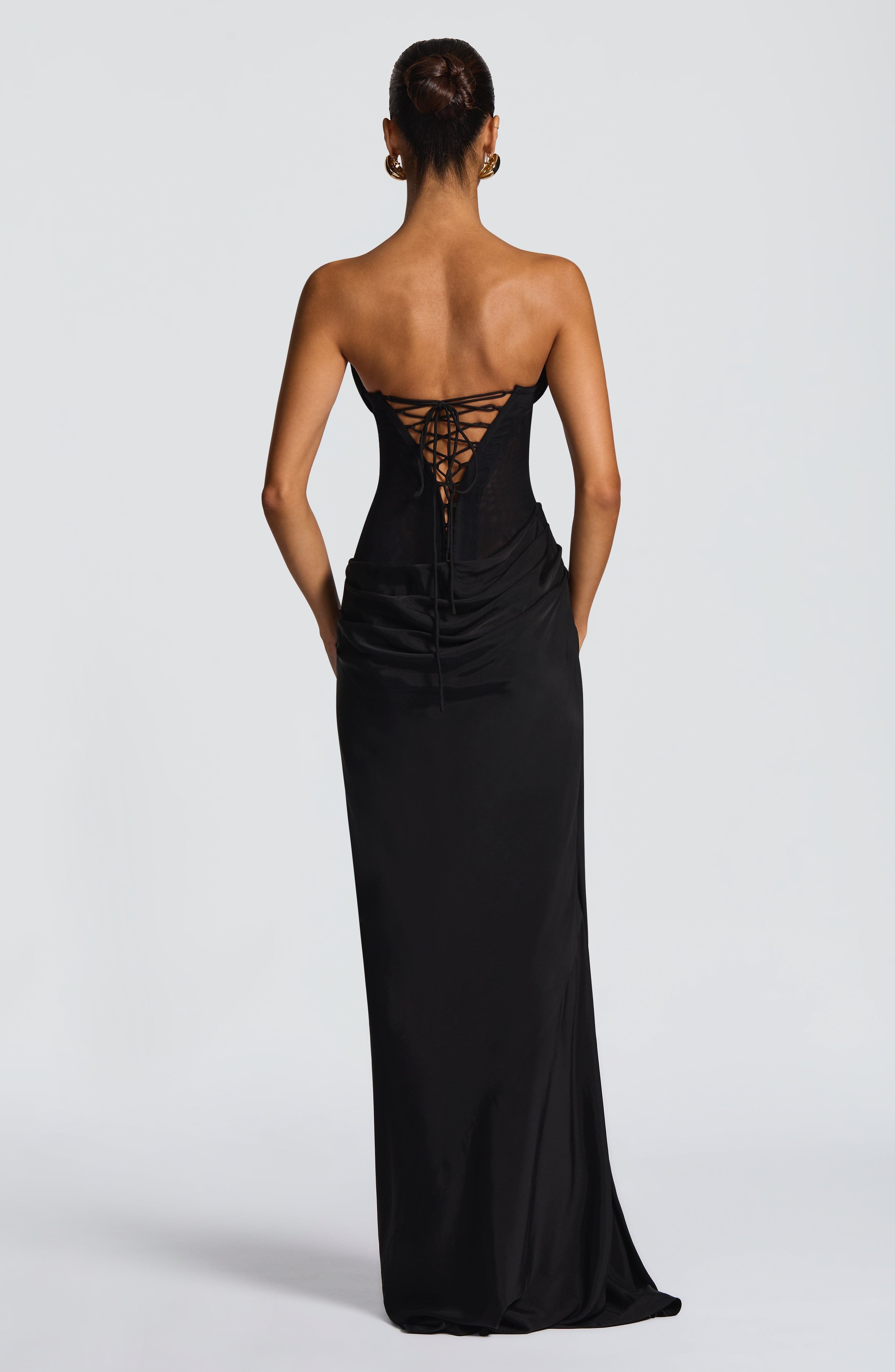 Liora Maxi Dress - Black - Image 4