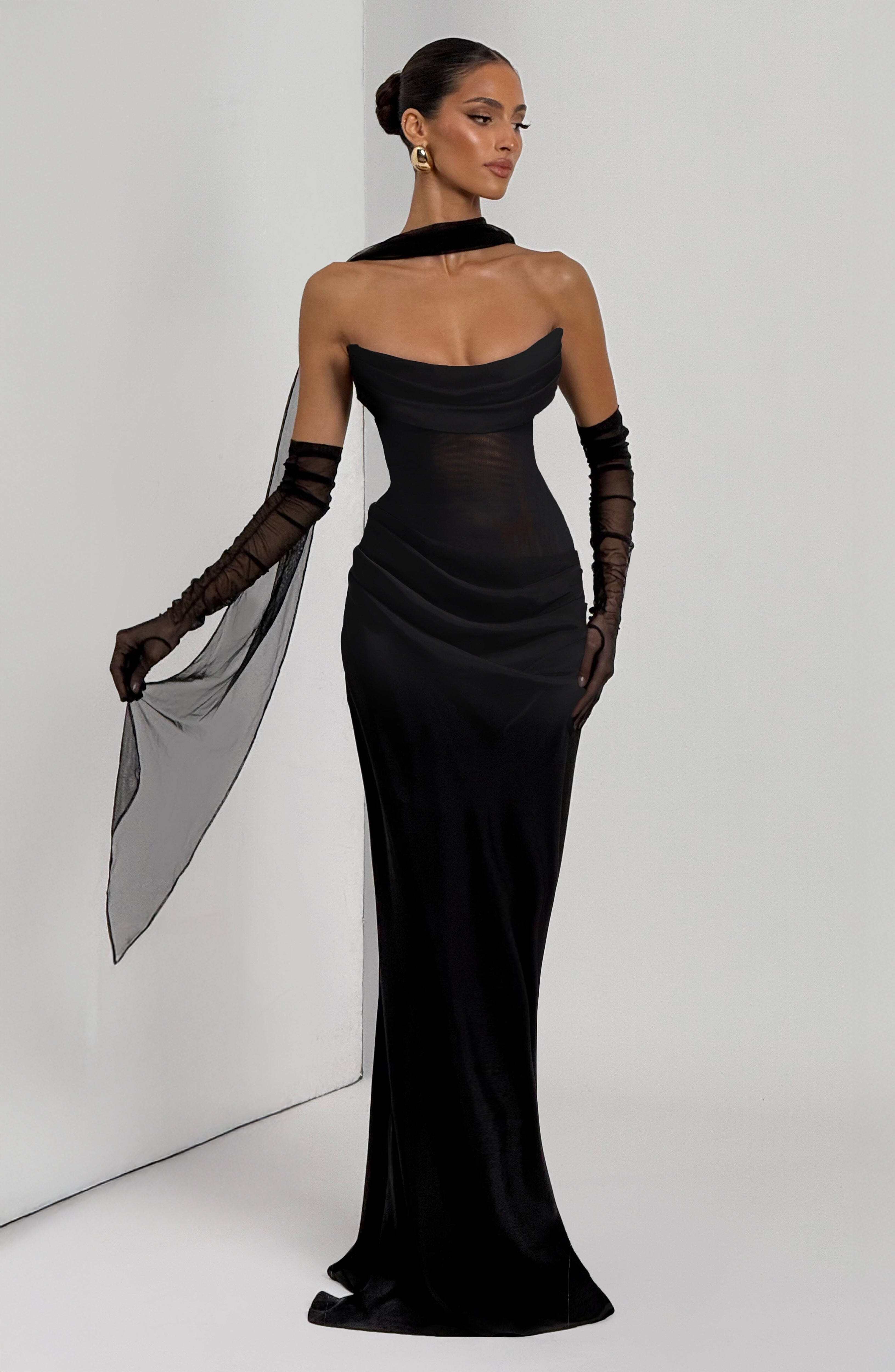 Liora Maxi Dress - Black