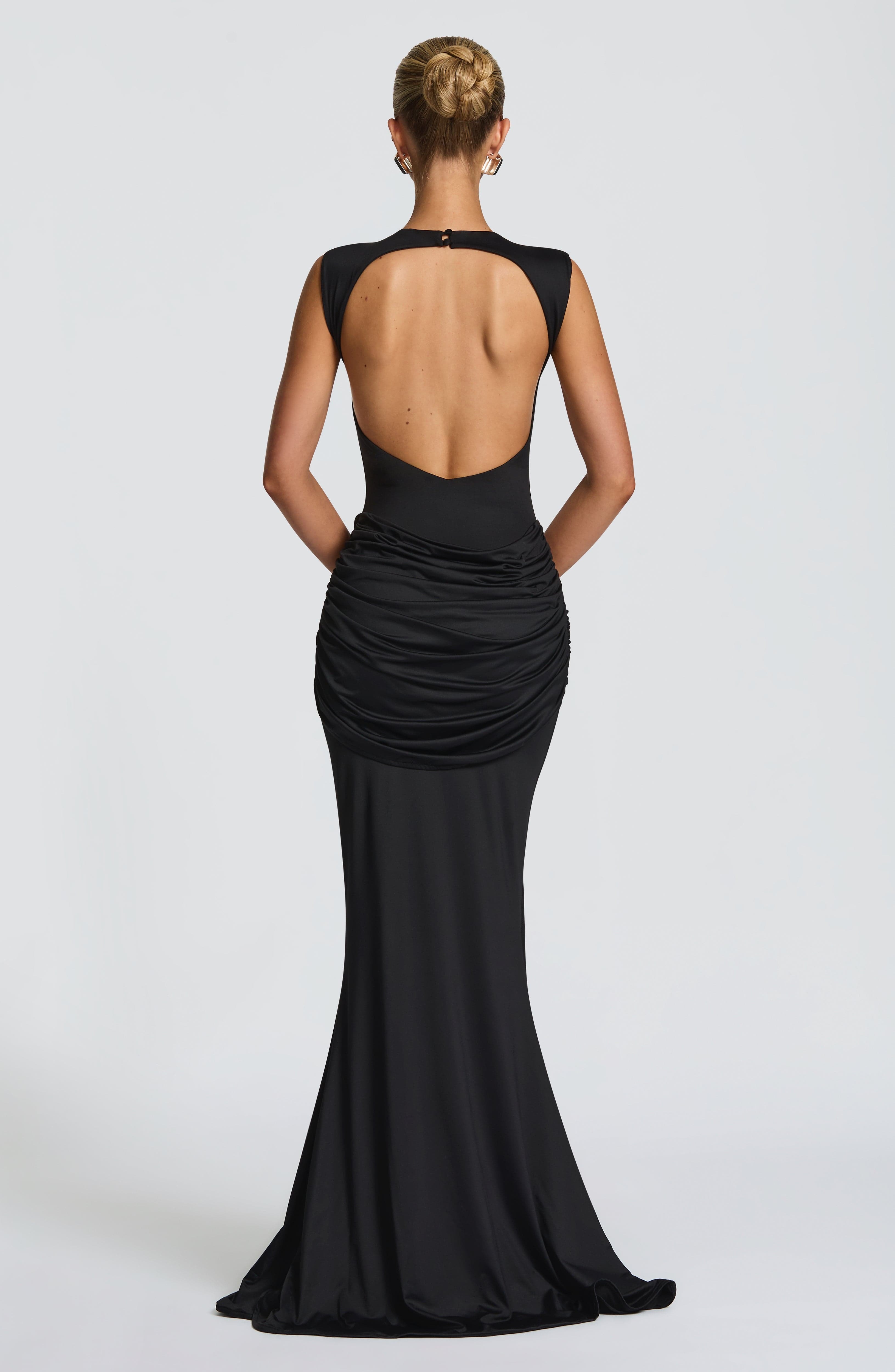 Lorenza Maxi Dress - Black - Image 2