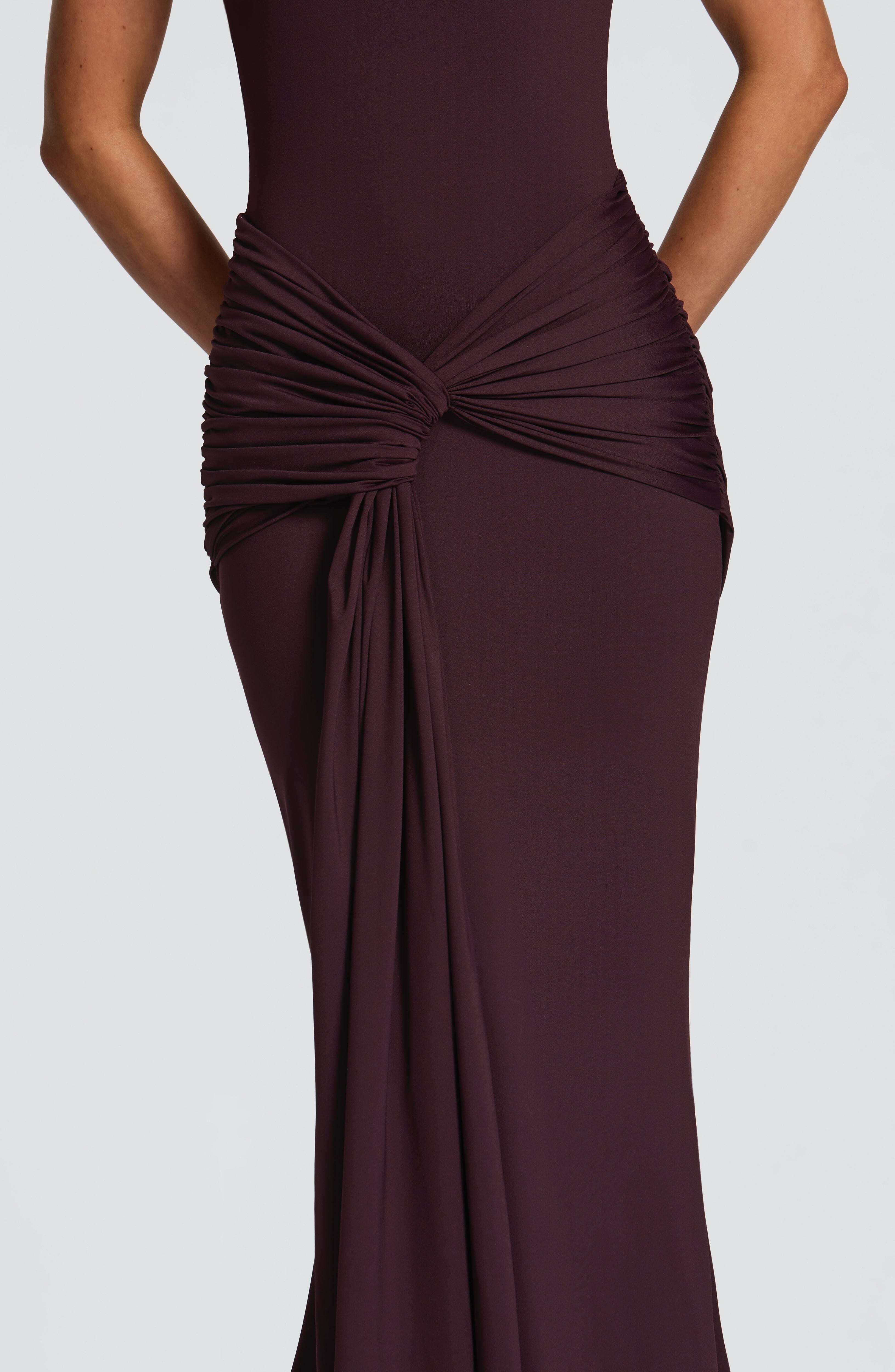 Lorenza Maxi Dress - Plum - Image 4