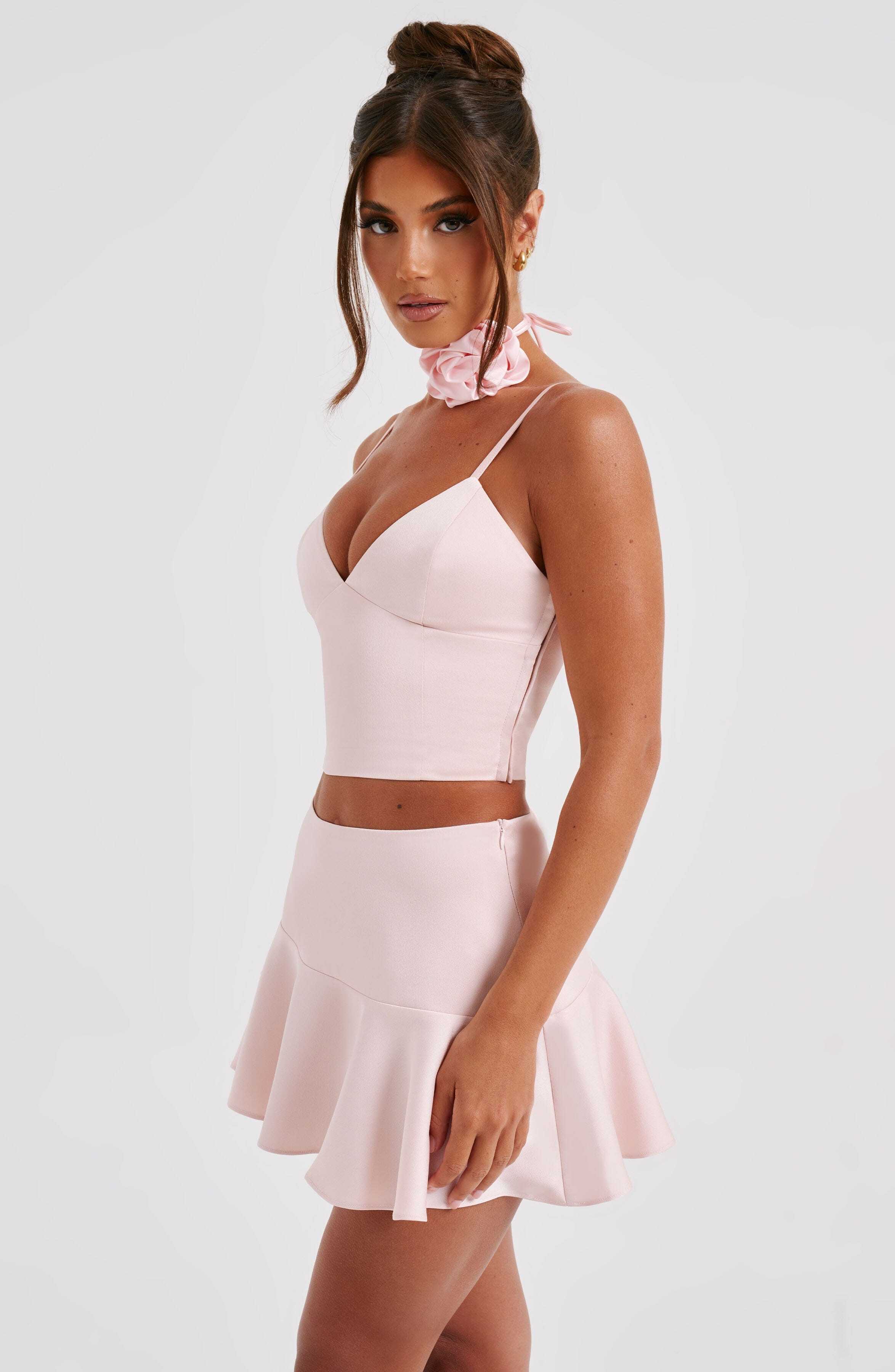 Louisa Mini Skirt - Blush - Image 5