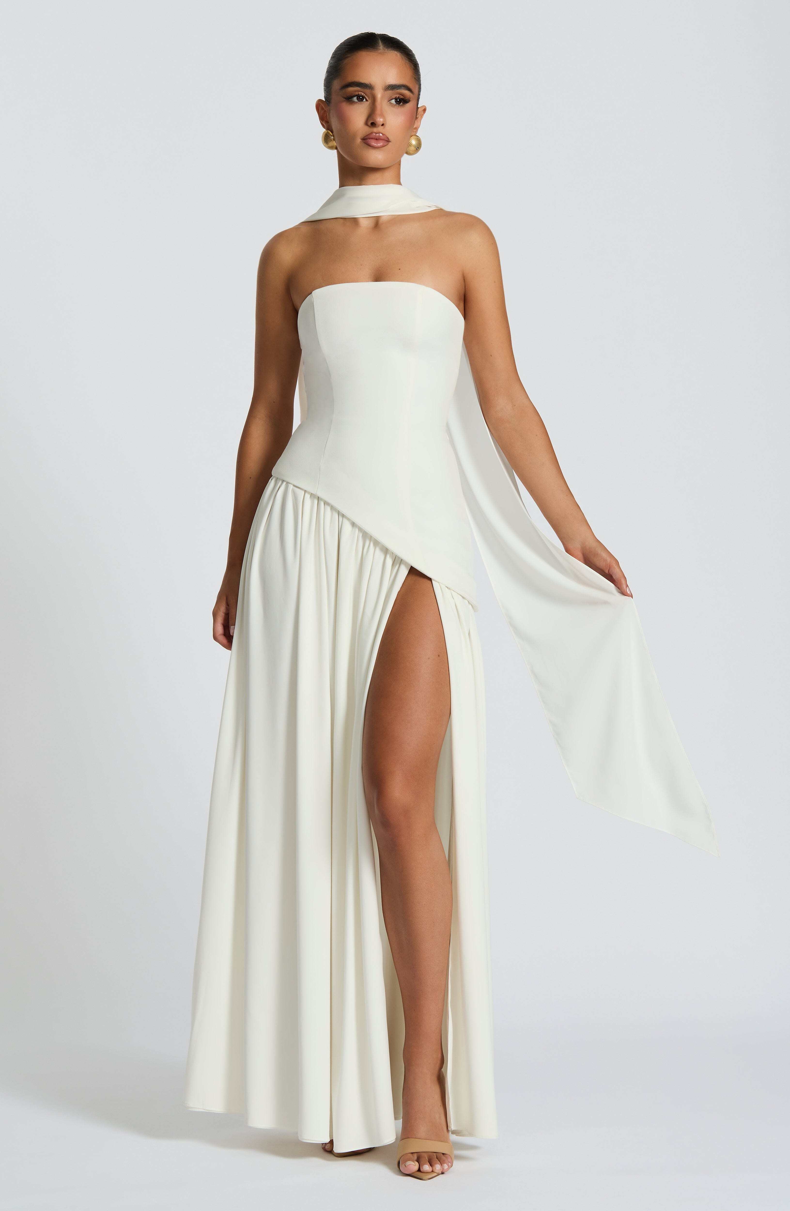 Maliyah Maxi Dress - Ivory - Image 6