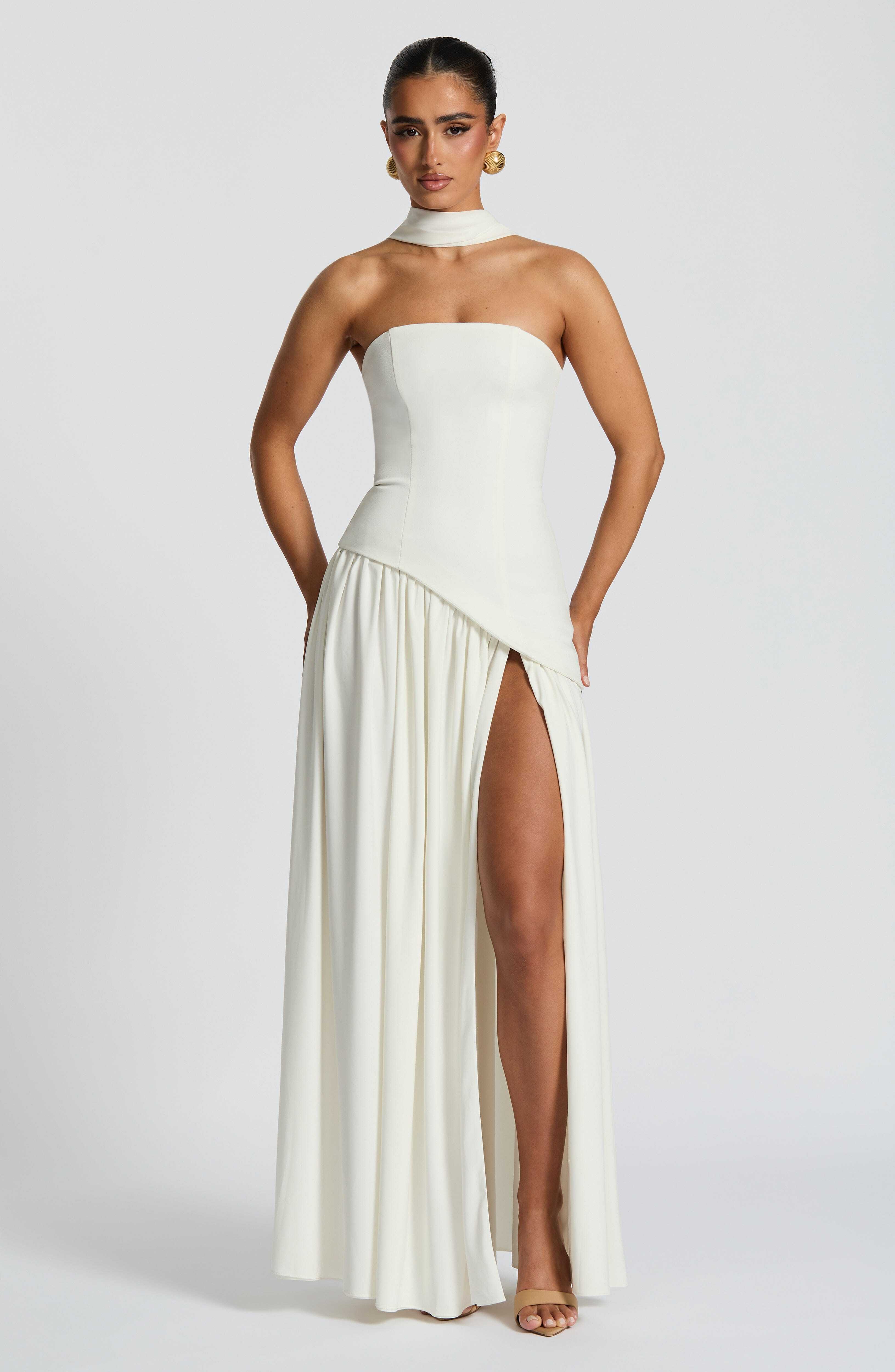 Maliyah Maxi Dress - Ivory - Image 8