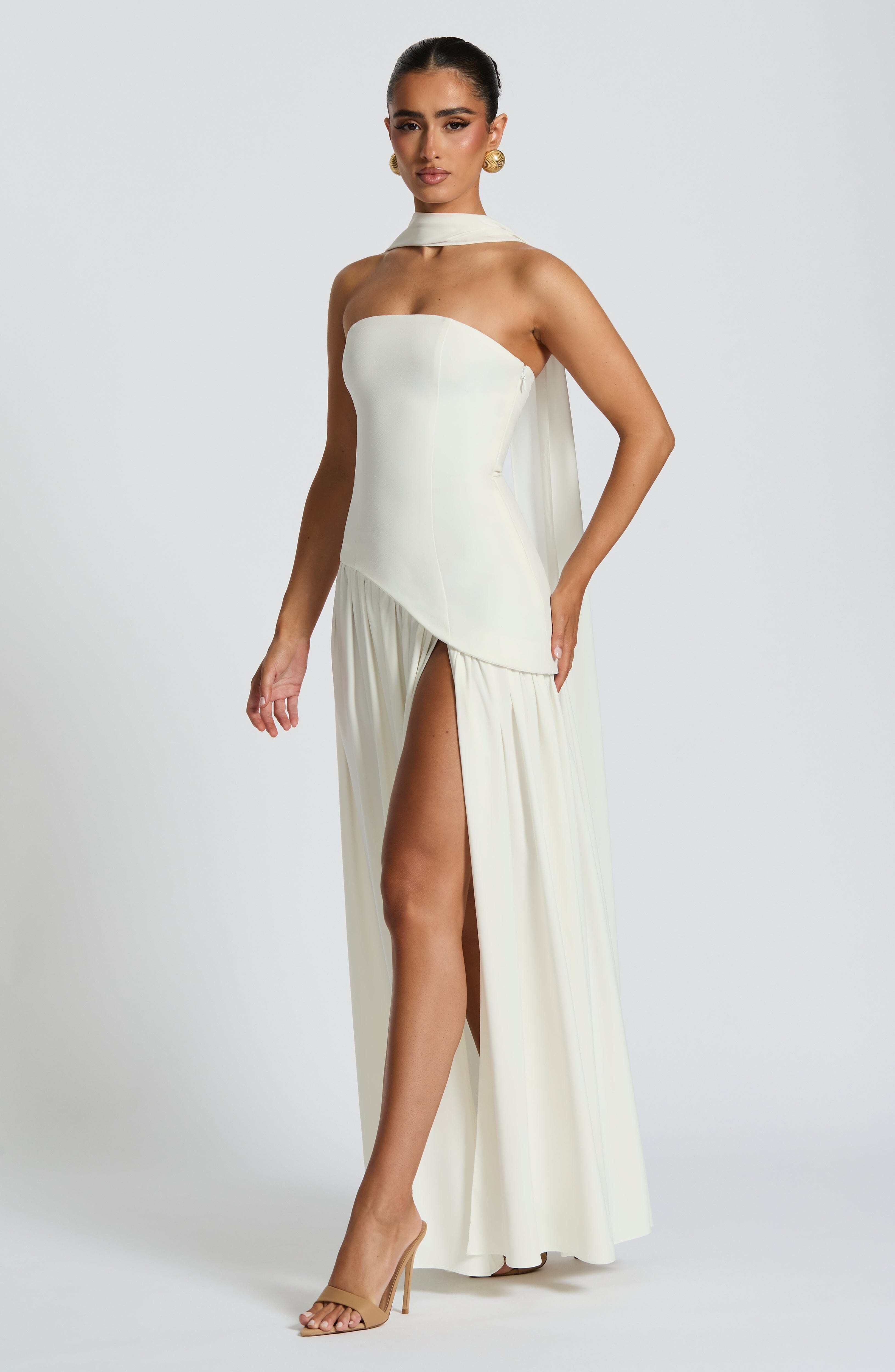 Maliyah Maxi Dress - Ivory - Image 5