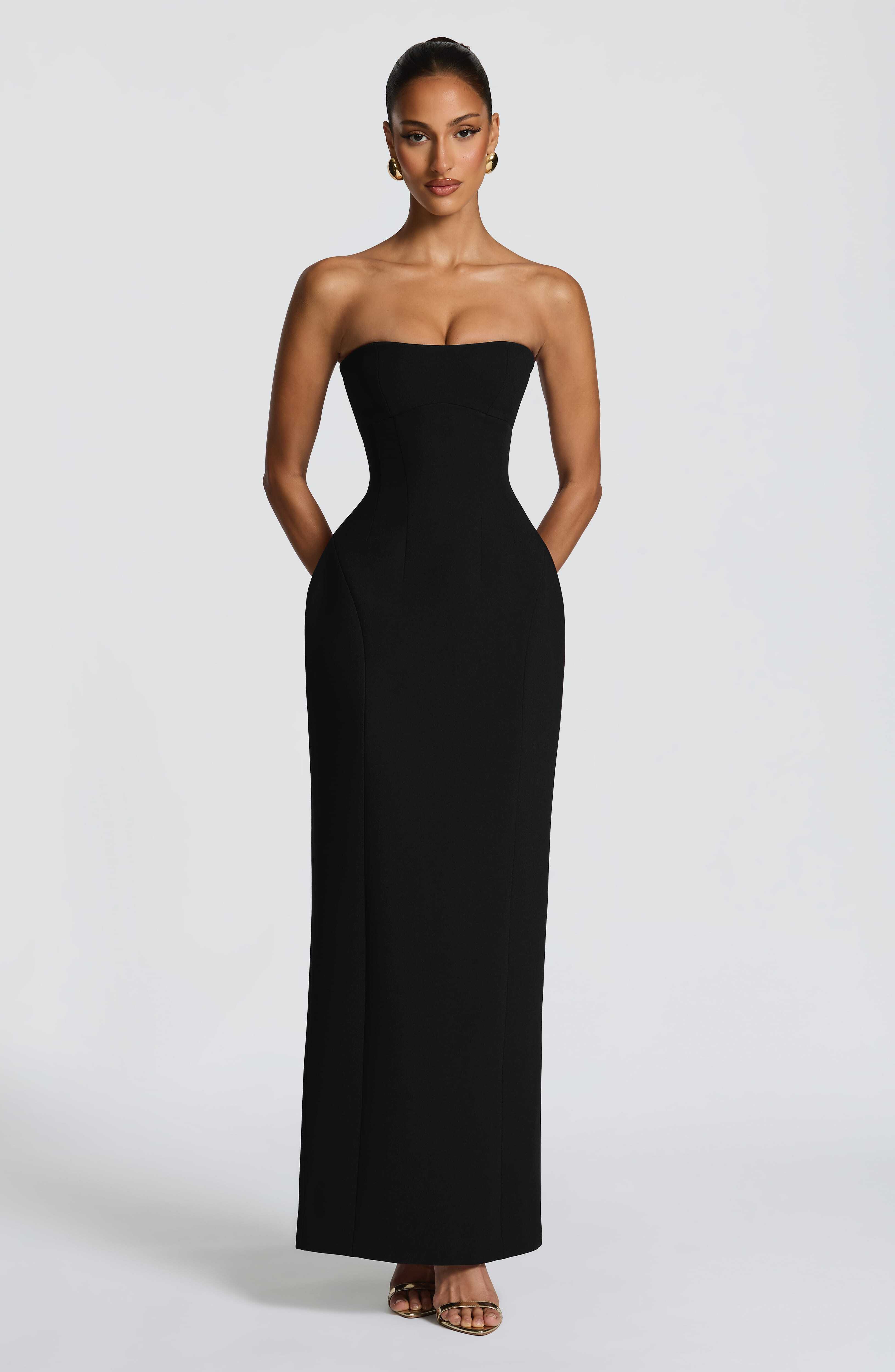 Manon Maxi Dress - Black