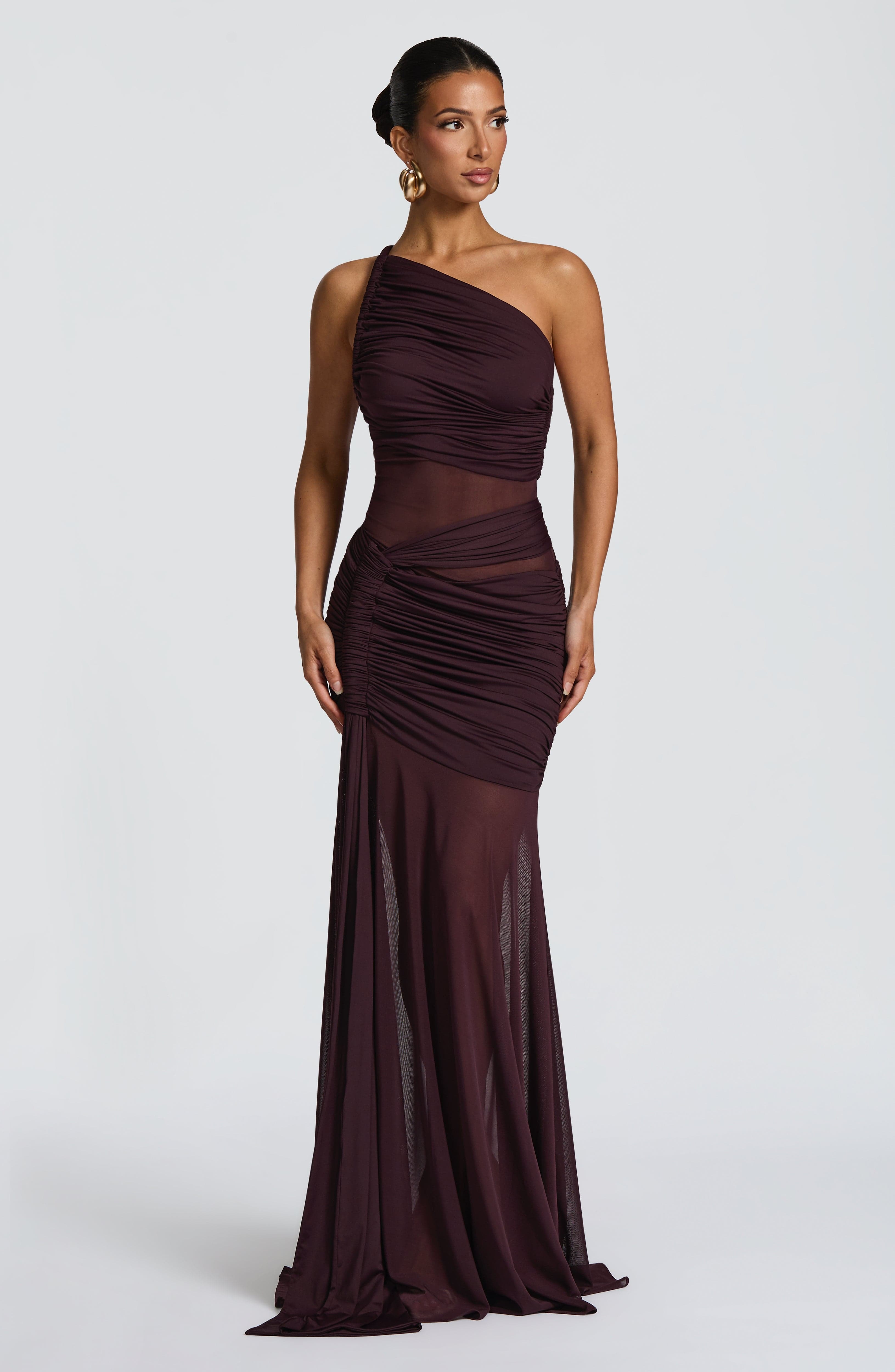 Marianne Maxi Dress - Plum - Image 5