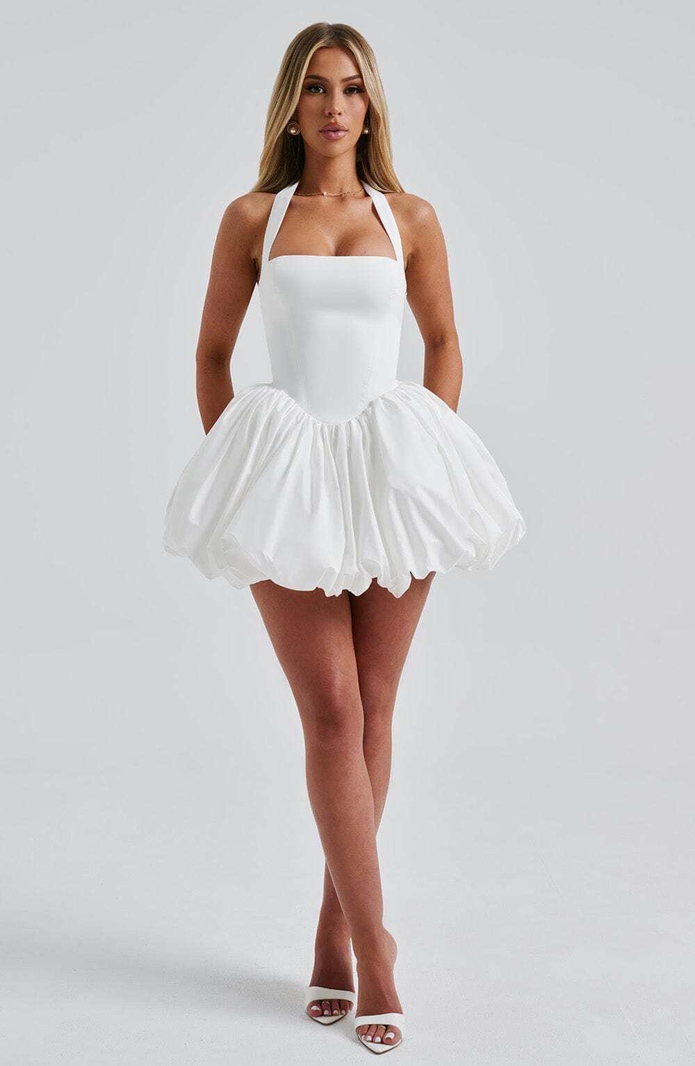 Maricia Mini Dress - Ivory - Image 4