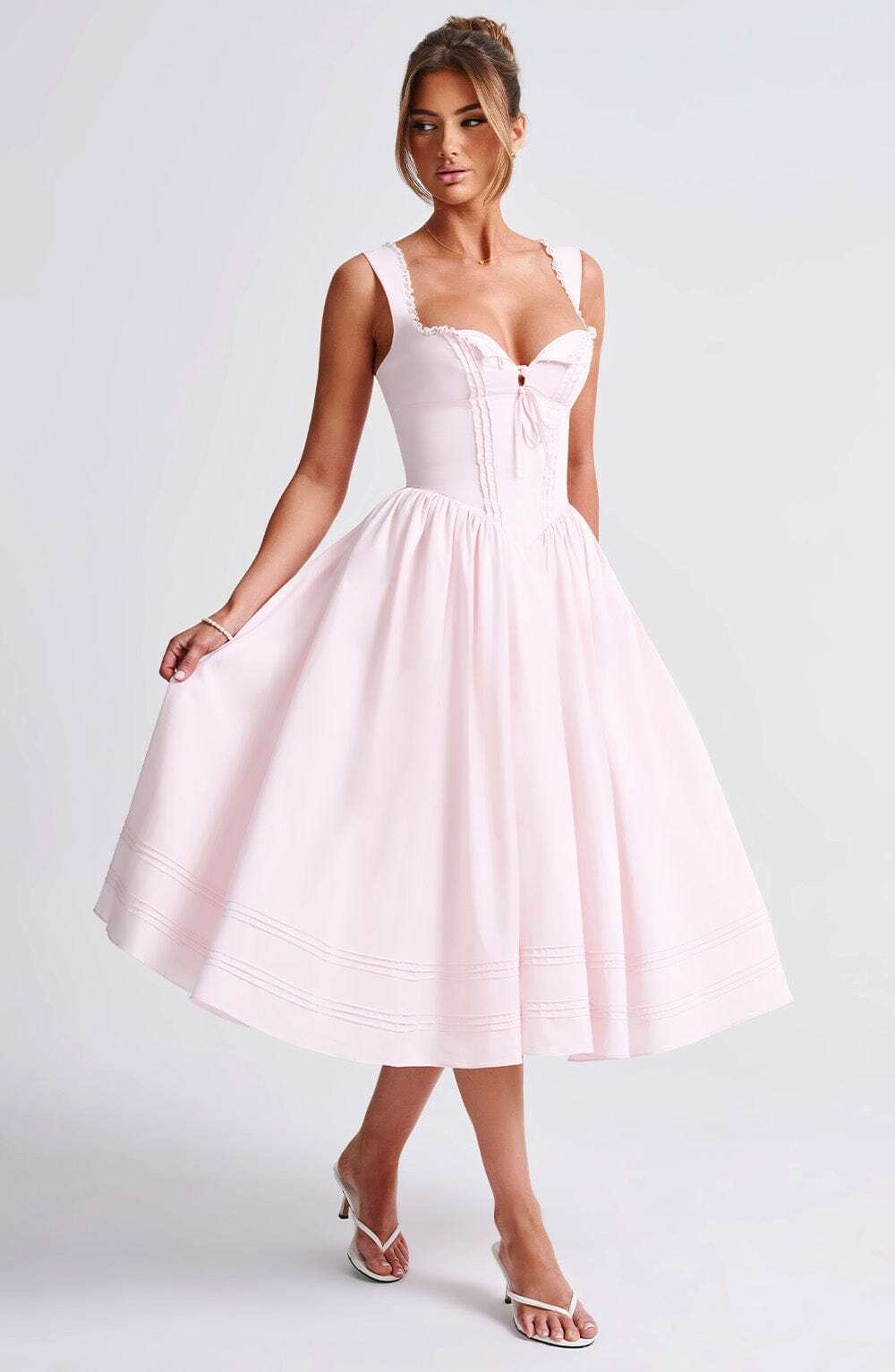 Marlena Midi Dress - Blush - Image 8