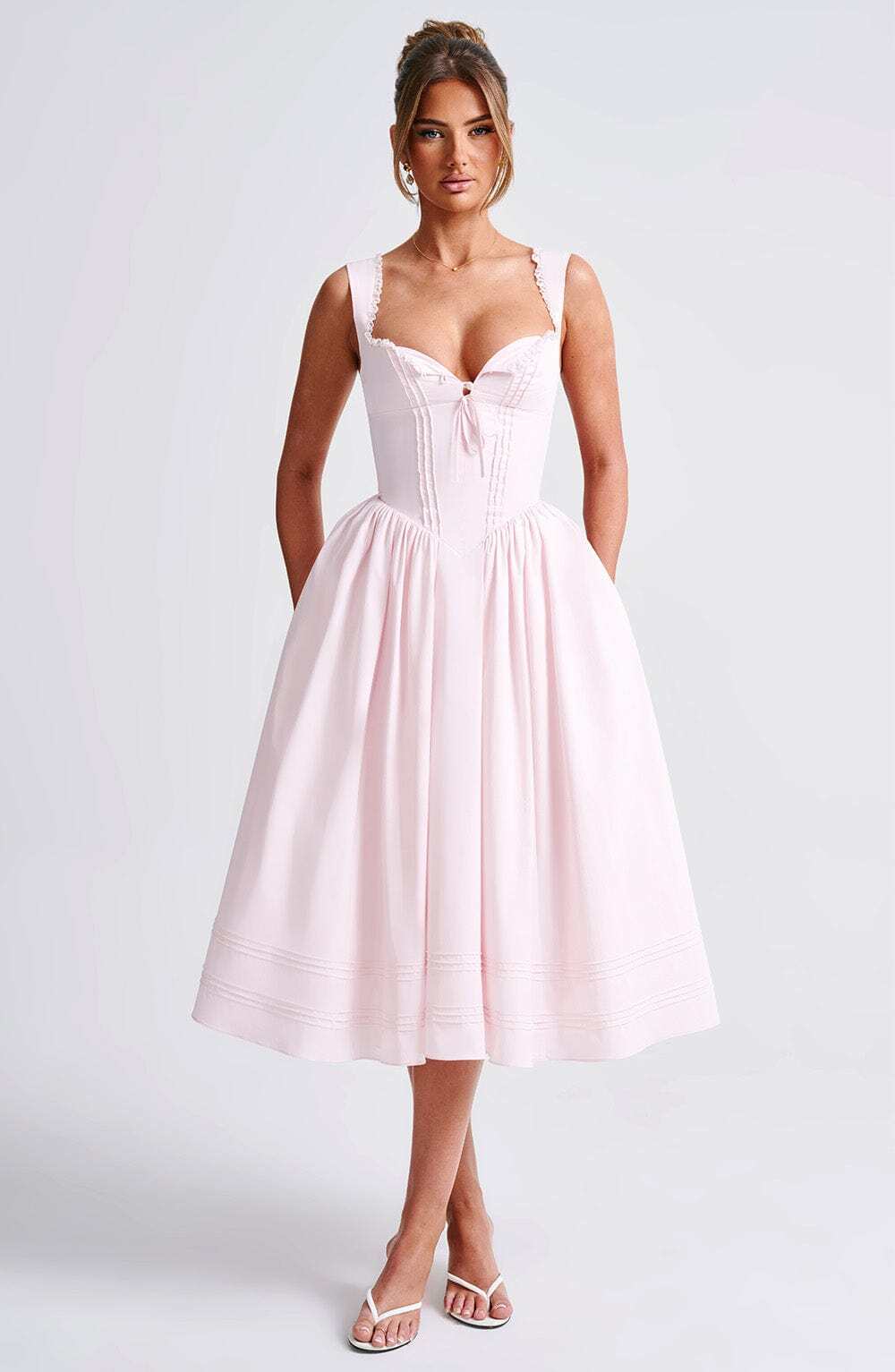 Marlena Midi Dress - Blush - Image 6