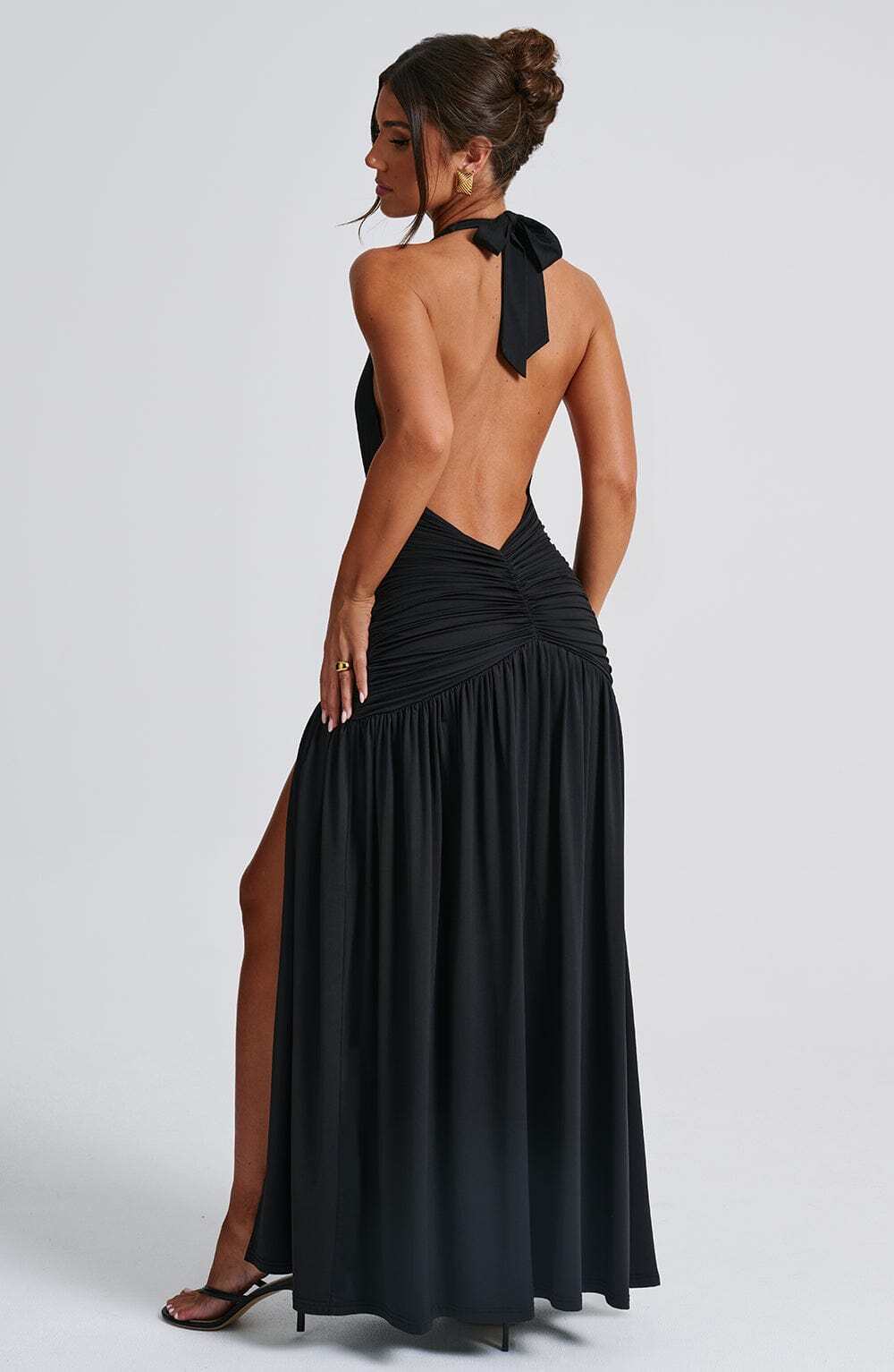 Melania Maxi Dress - Black - Image 9