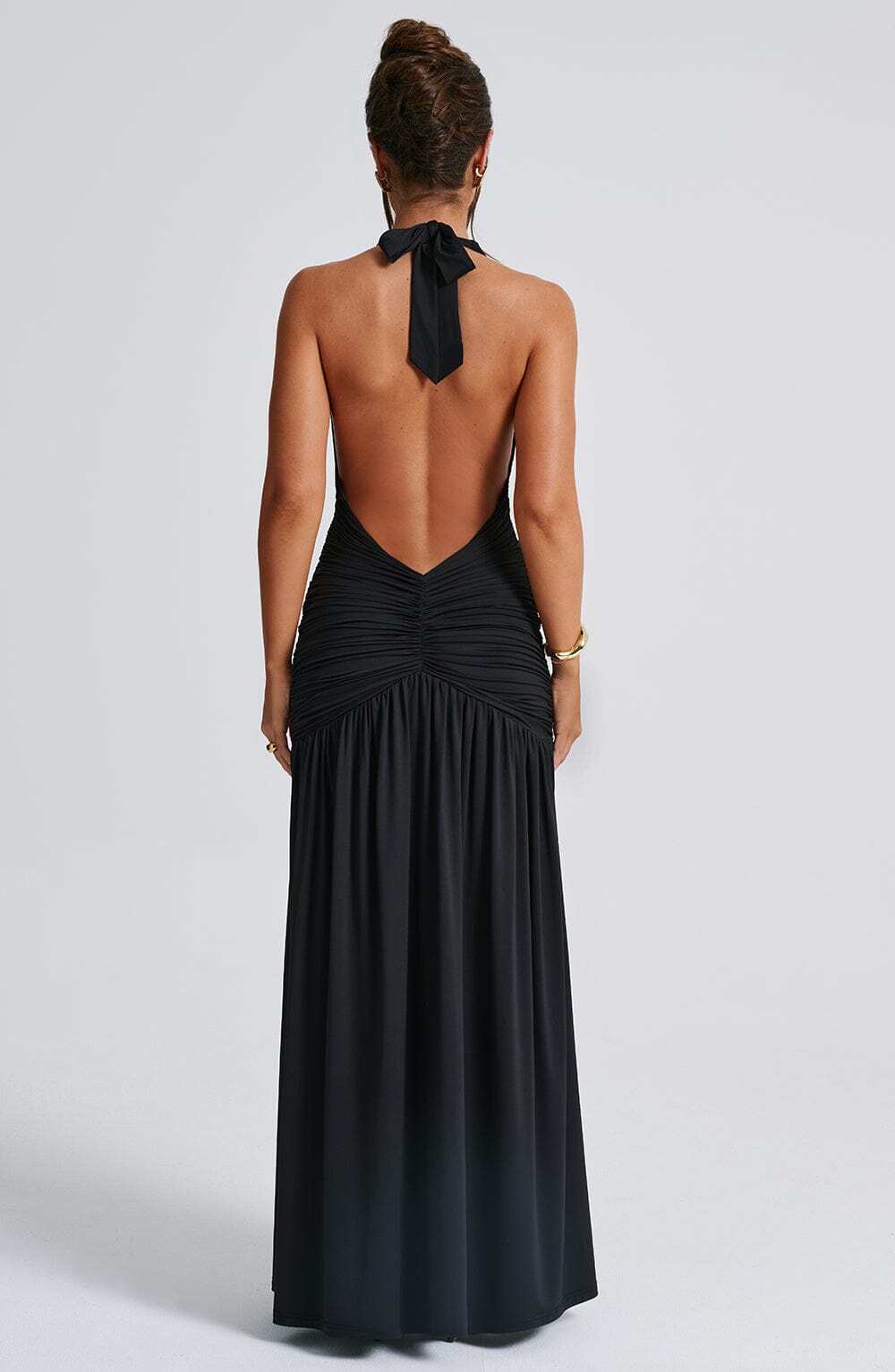 Melania Maxi Dress - Black - Image 10