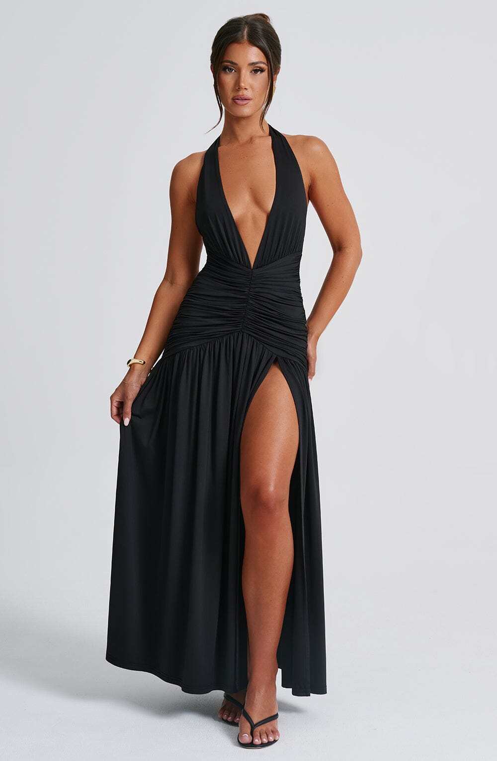 Melania Maxi Dress - Black - Image 6