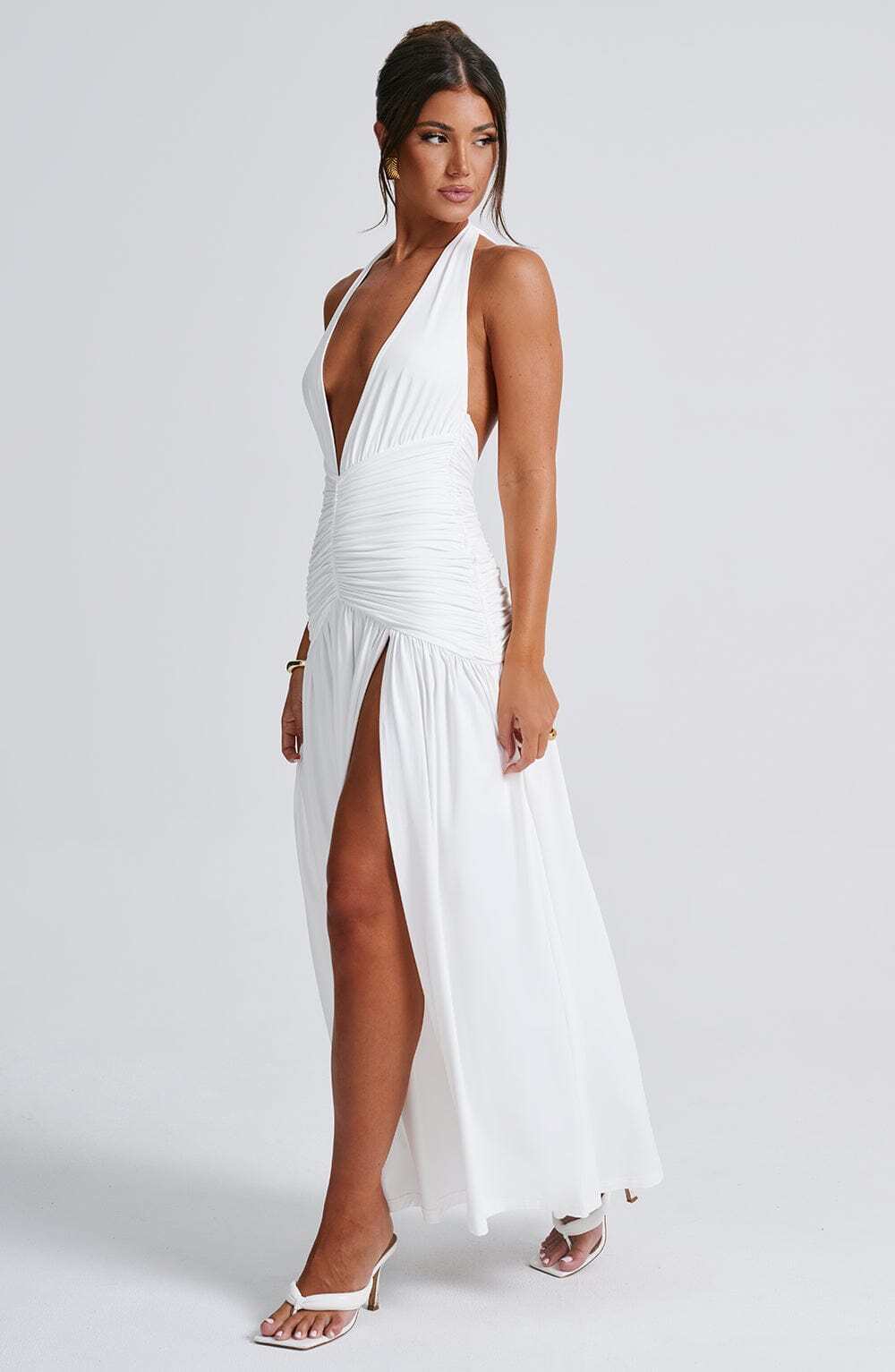 Melania Maxi Dress - White - Image 12
