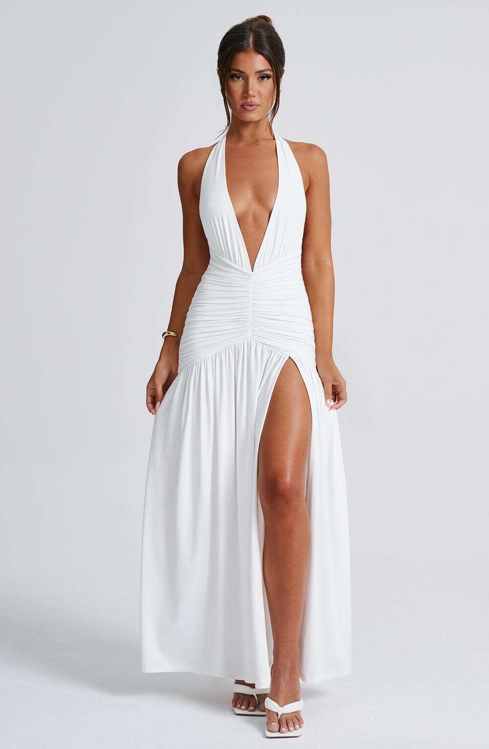 Melania Maxi Dress - White - Image 13