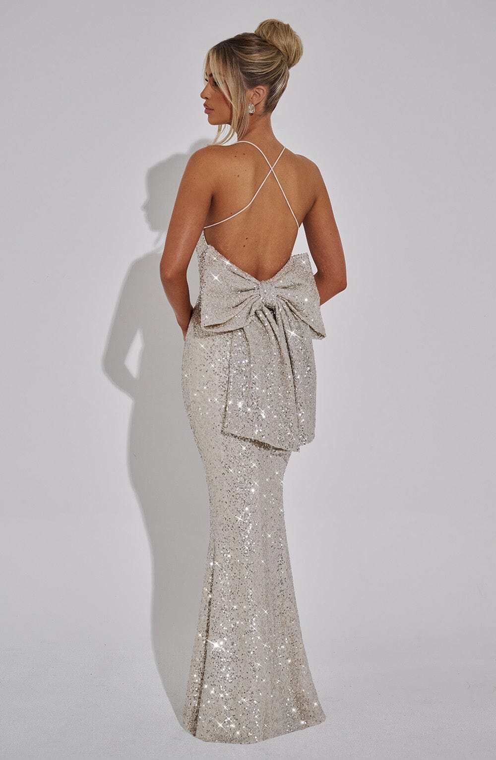 Meridith Maxi Dress - Champagne - Image 11