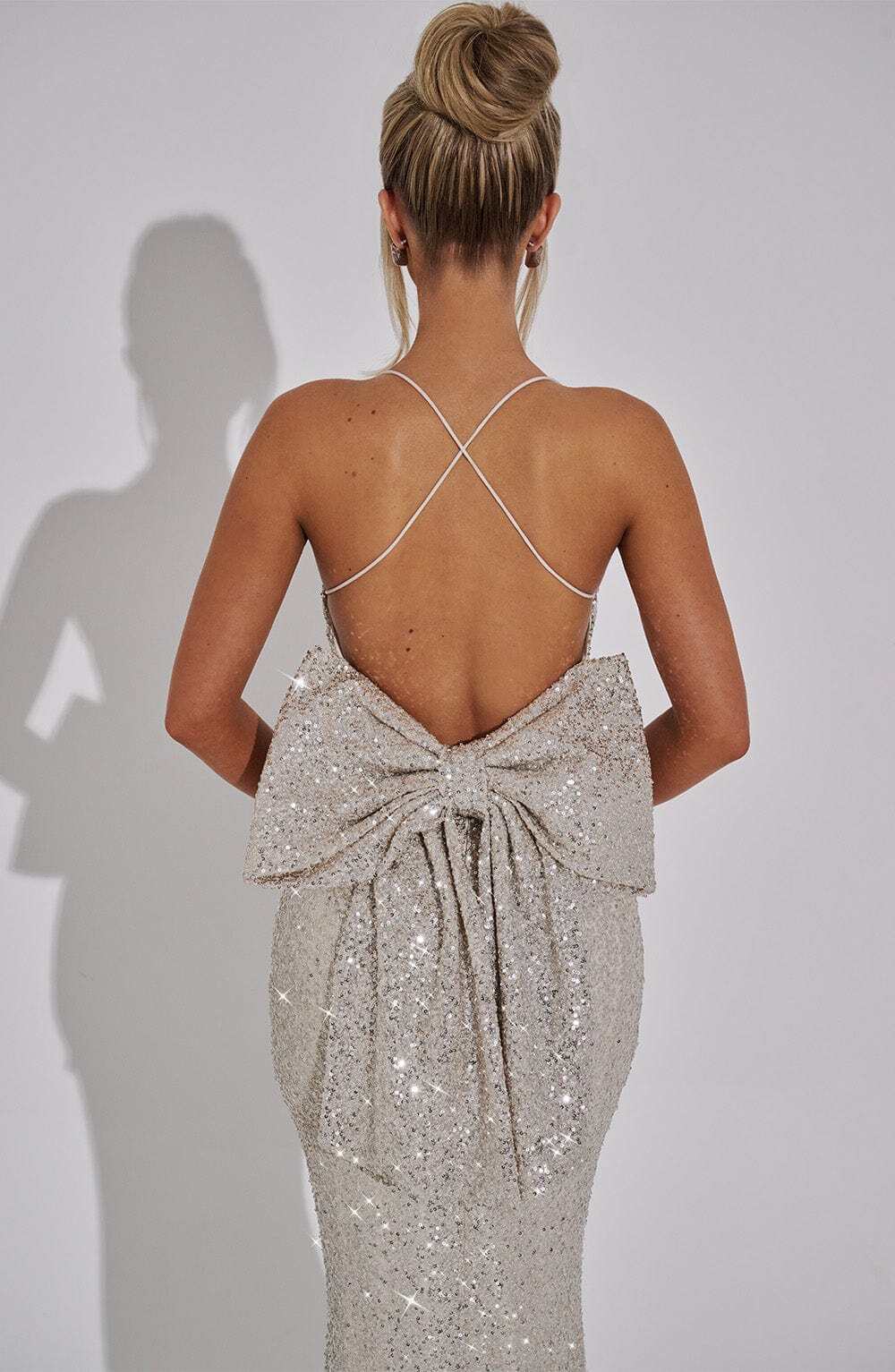 Meridith Maxi Dress - Champagne - Image 10