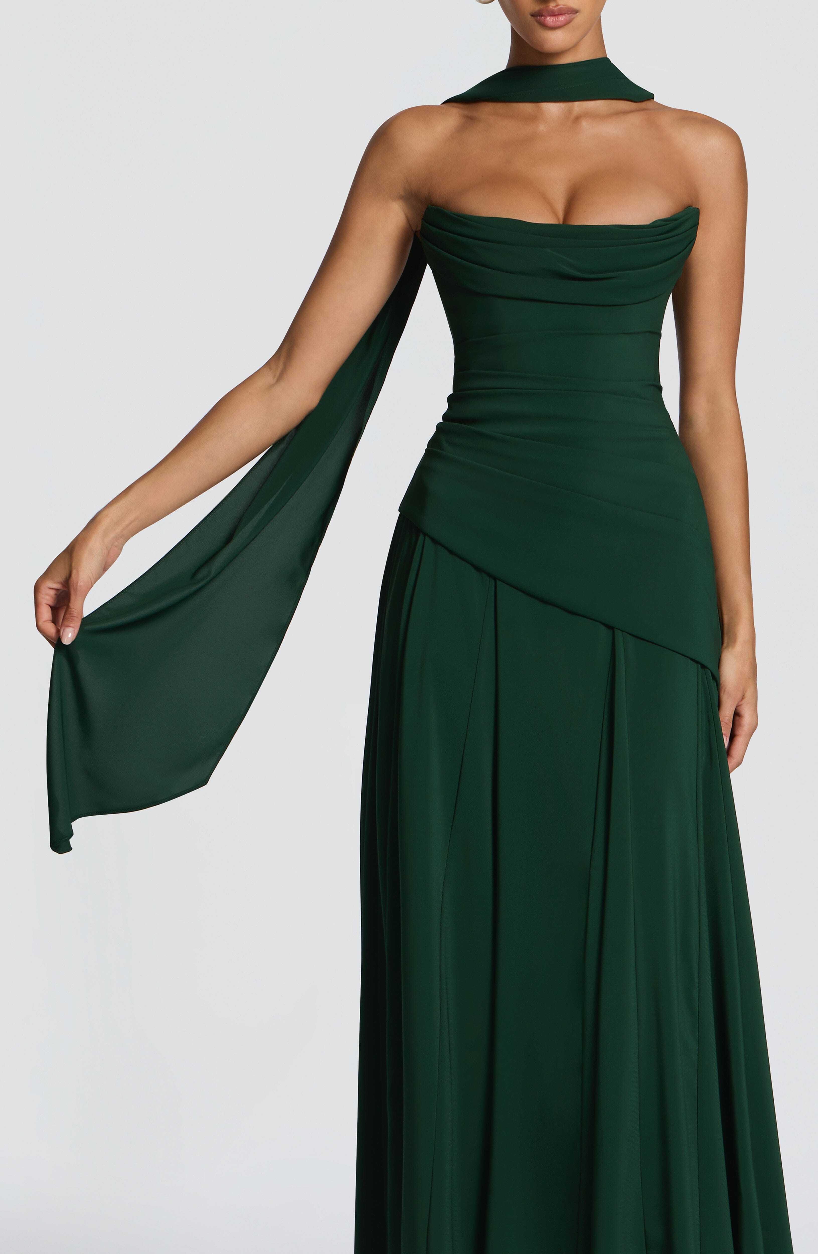 Mila Scarf - Emerald