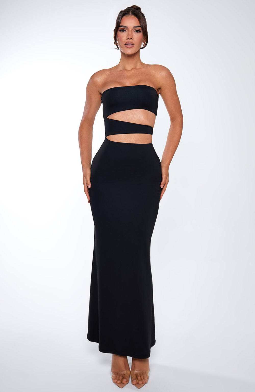 Milia Maxi Dress - Black - Image 3