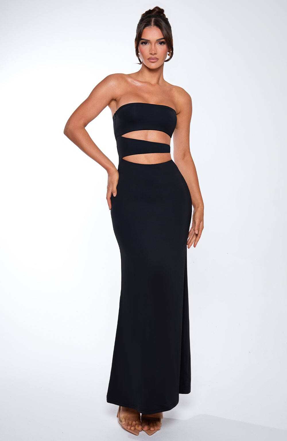 Milia Maxi Dress - Black - Image 8