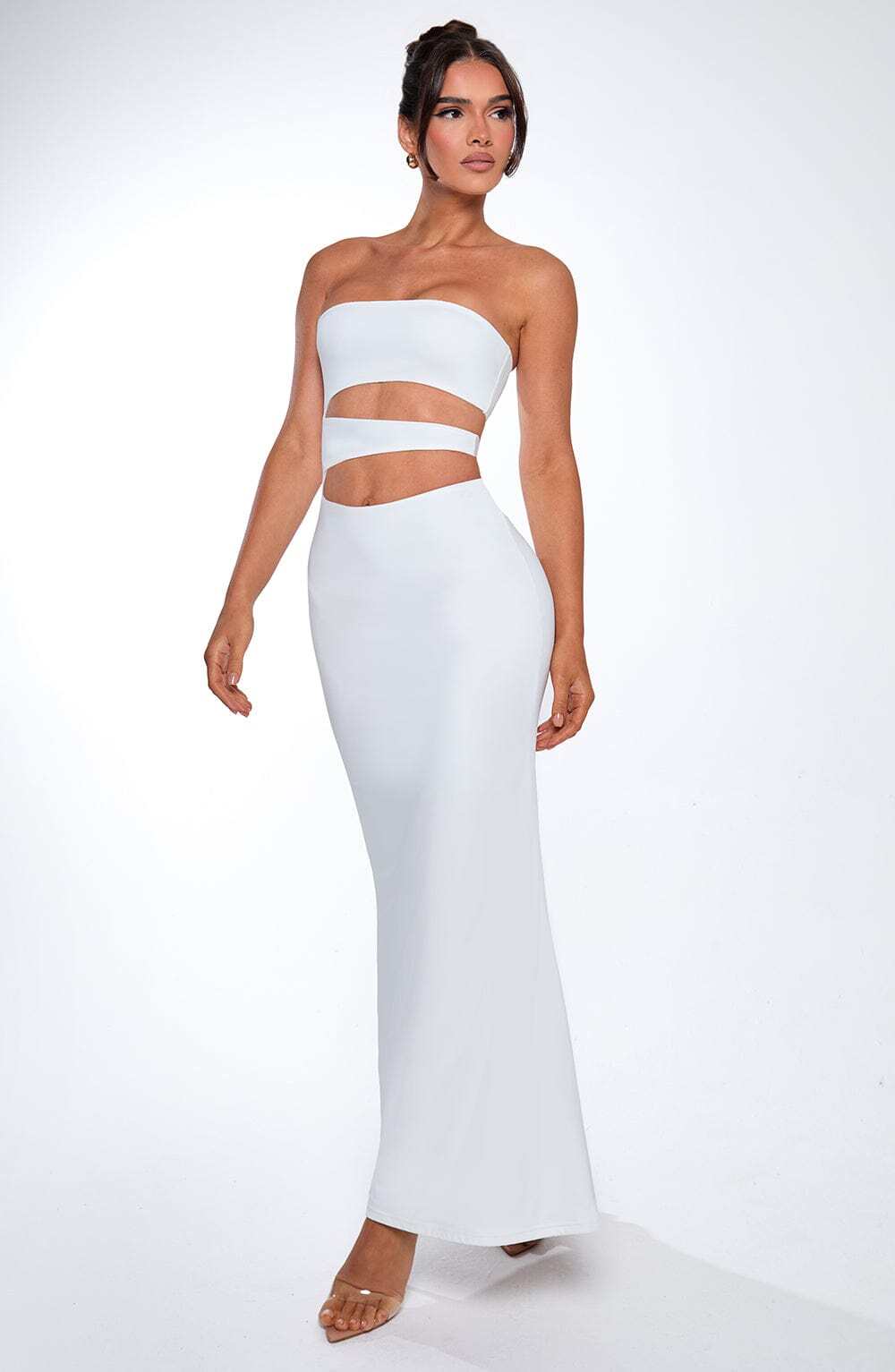 Milia Maxi Dress - White - Image 3