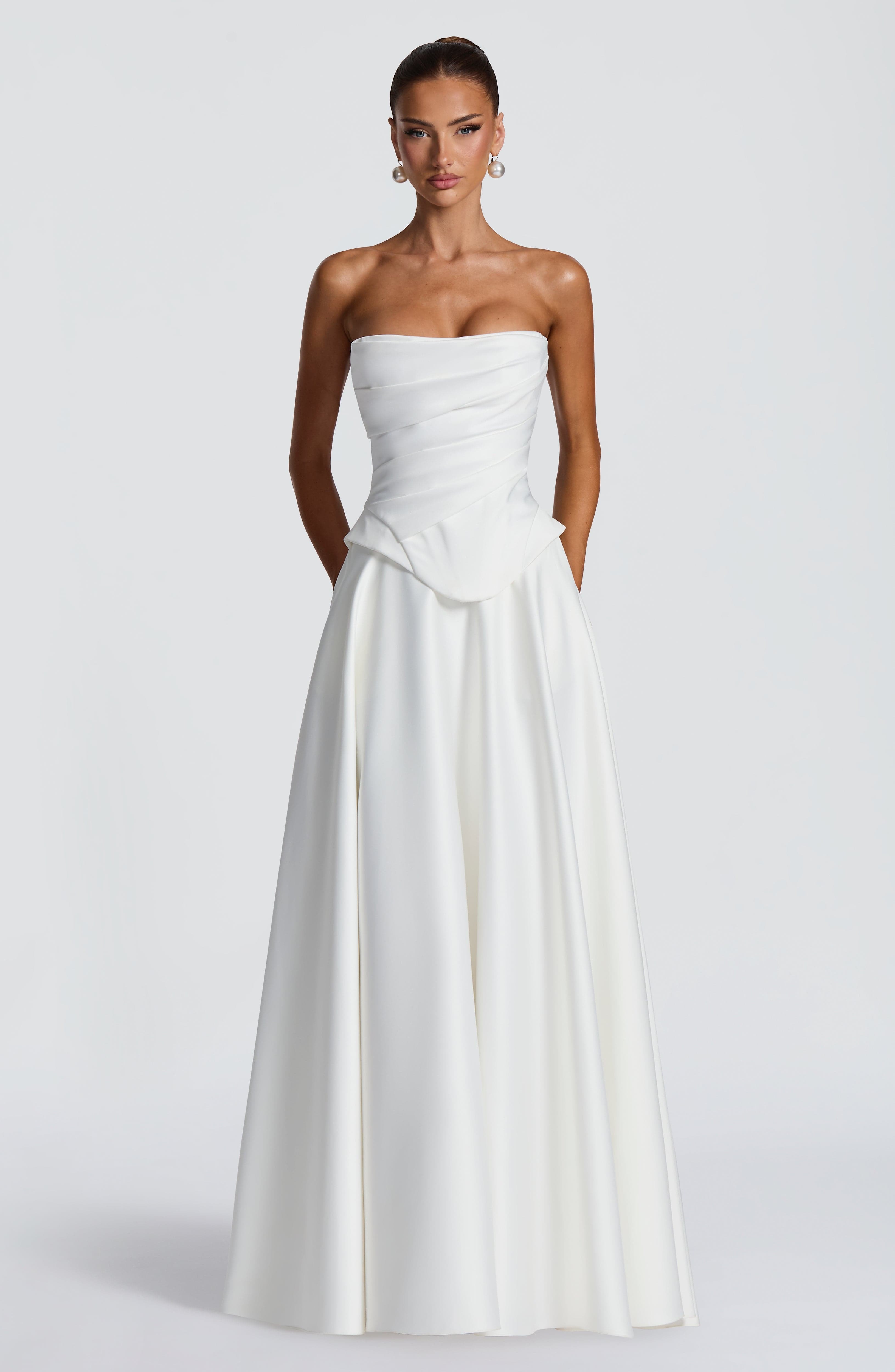 Mira Maxi Skirt - Ivory - Image 10