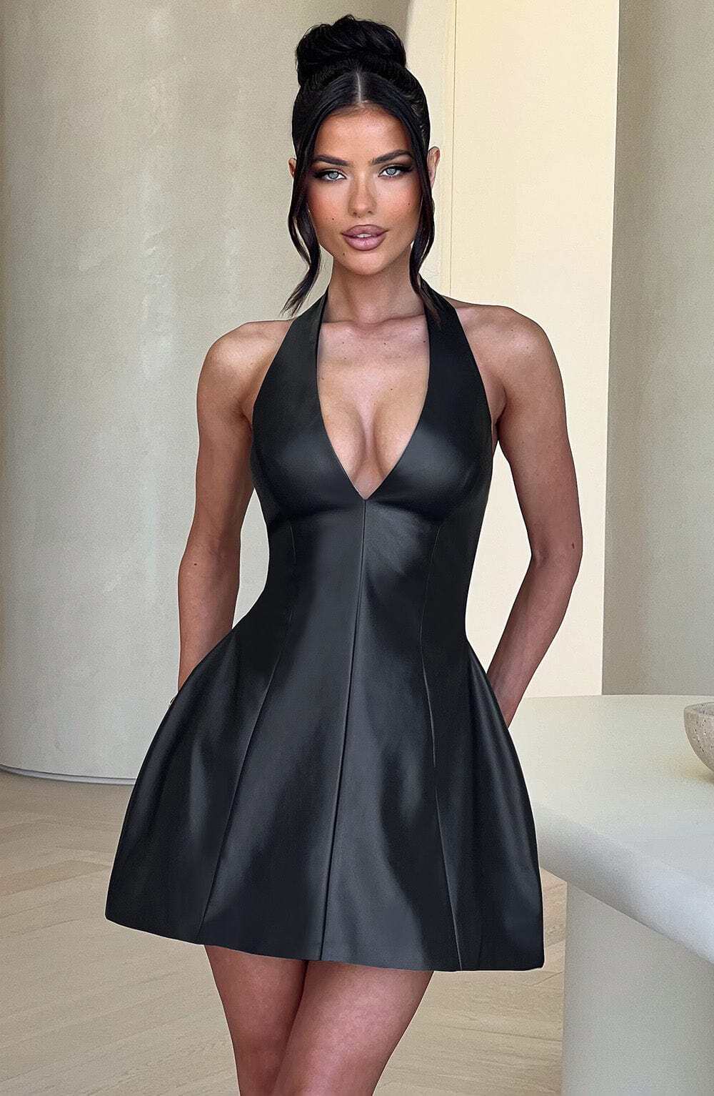 Missy Mini Dress - Black - Image 8