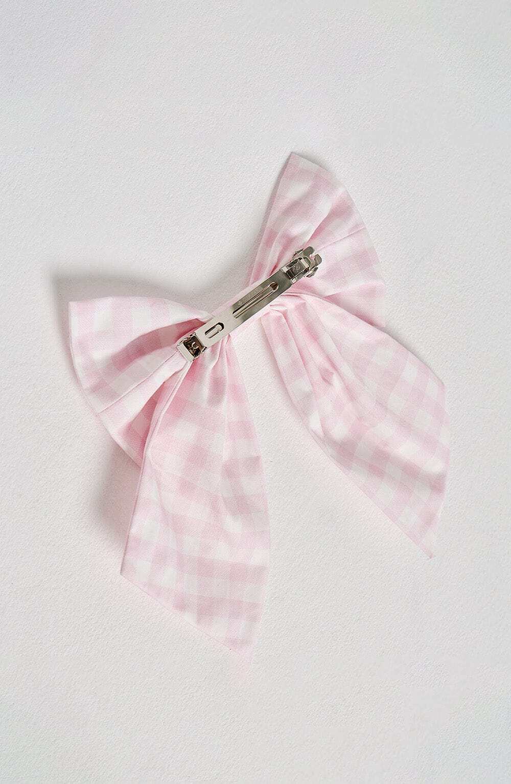 Mitzi Bow - Blush Gingham - Image 4