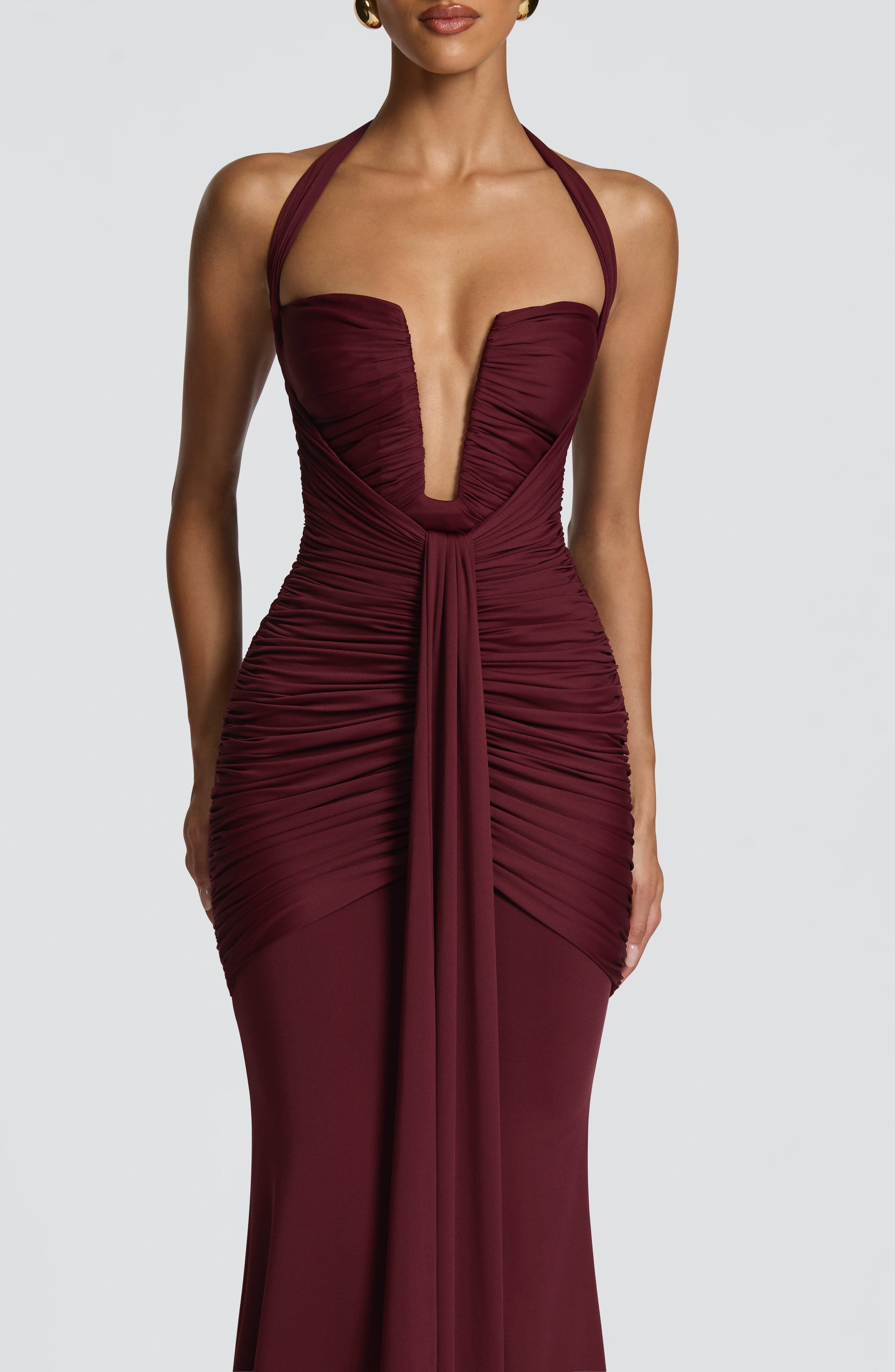 Morrigan Maxi Dress - Cherry Lacquer - Image 5