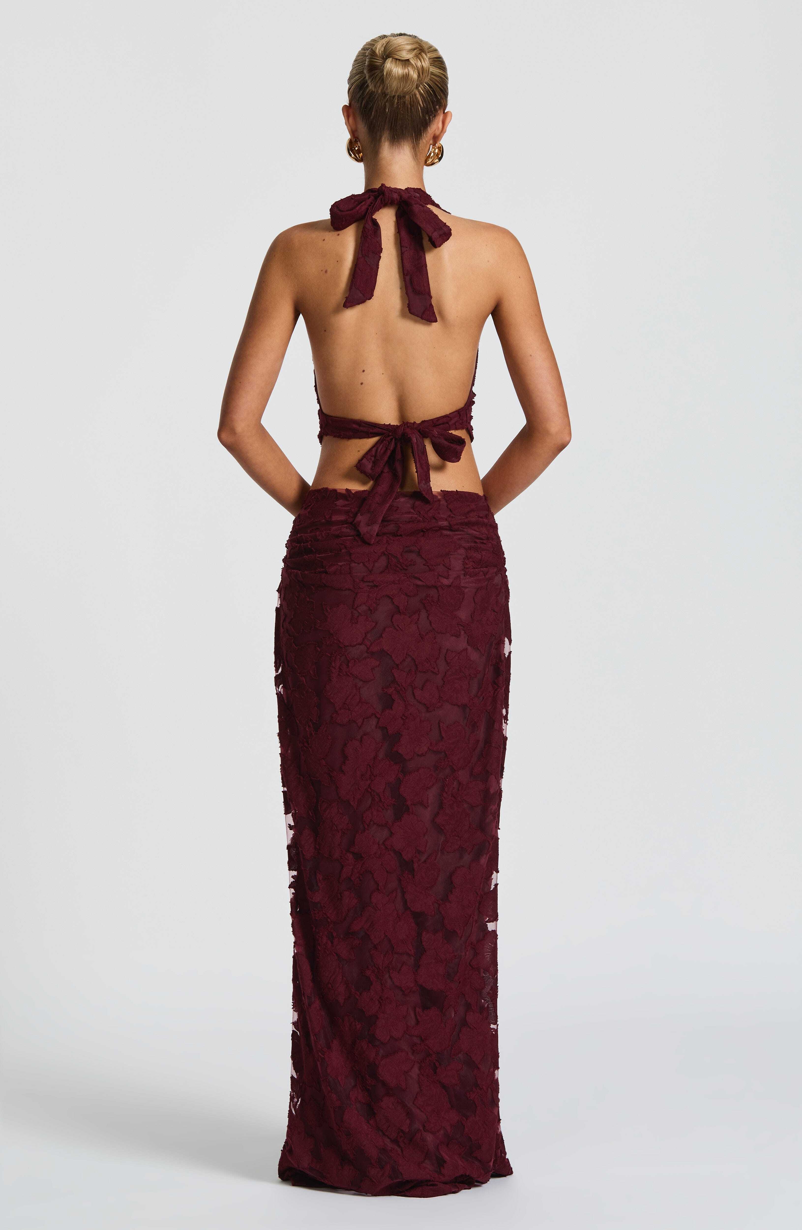 Myra Top - Cherry Lacquer - Image 3