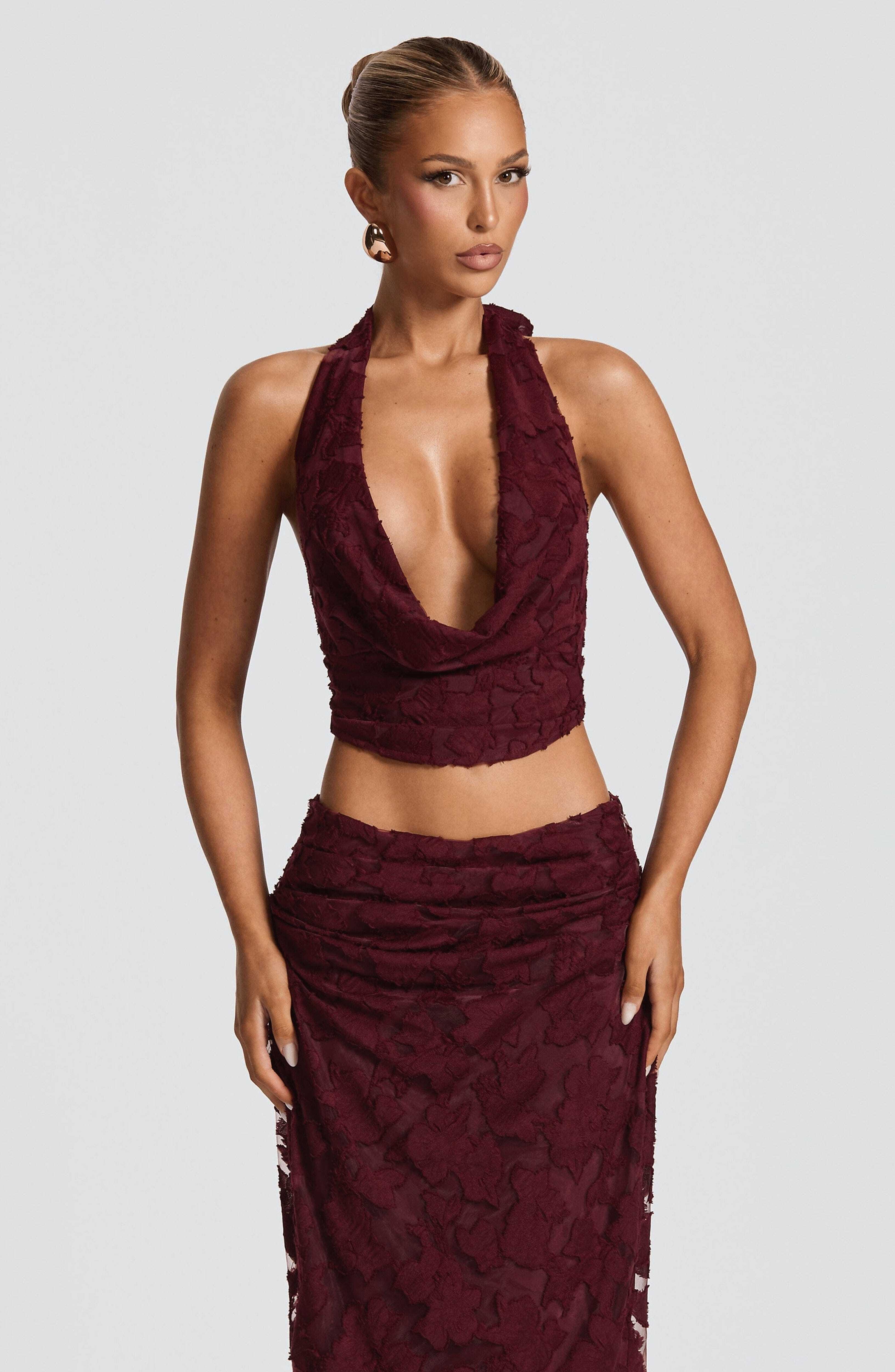 Myra Top - Cherry Lacquer - Image 2