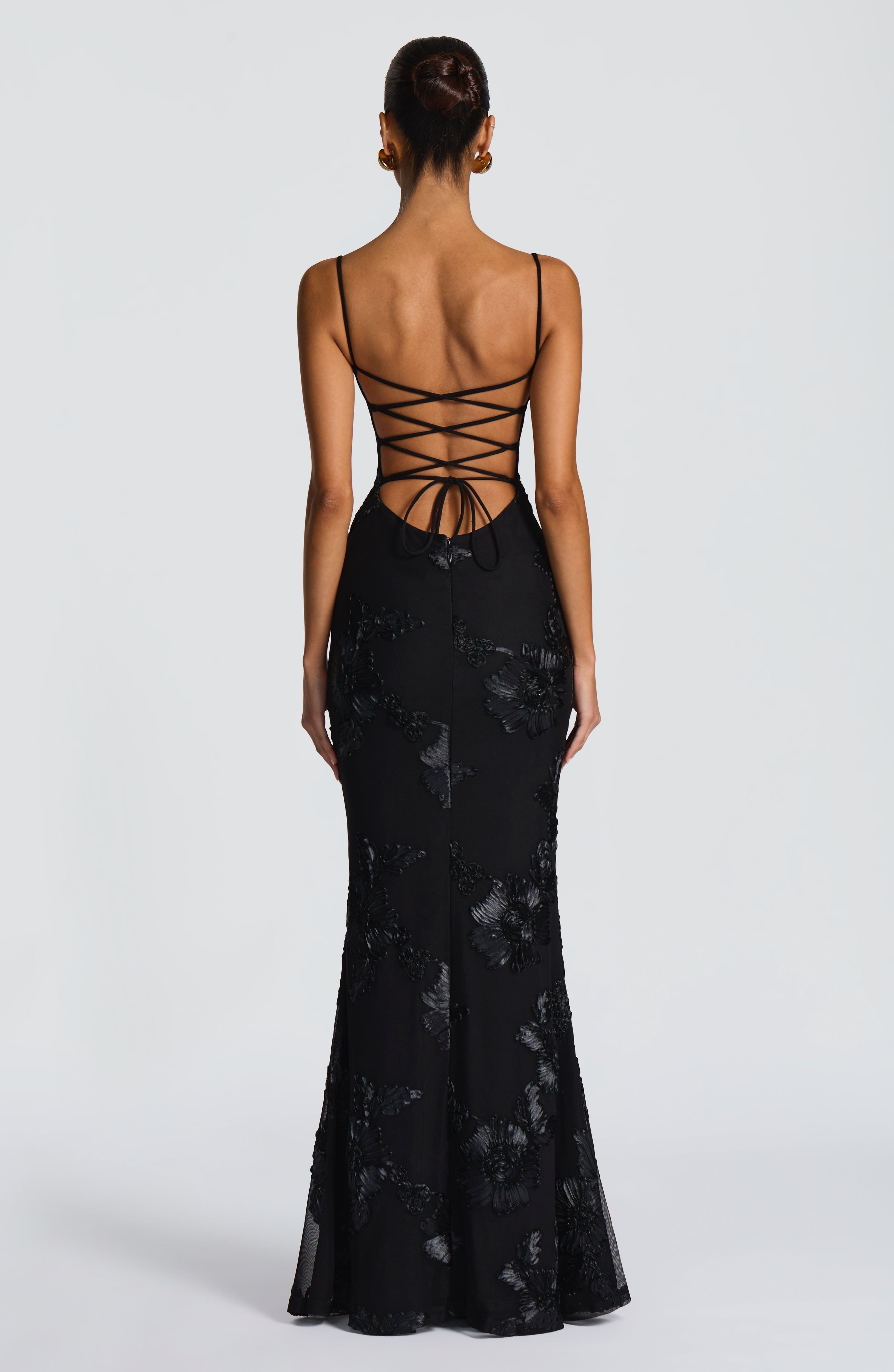 Nefertiti Maxi Dress - Black - Image 3