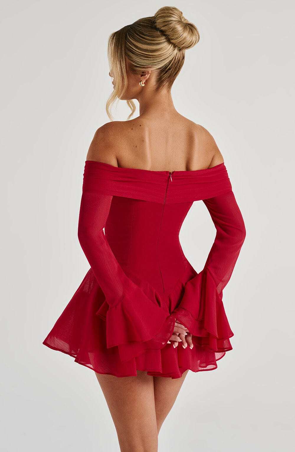 Nerissa Playsuit - Red - Image 7