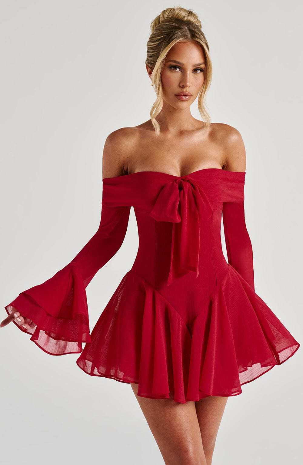 Nerissa Playsuit - Red - Image 2