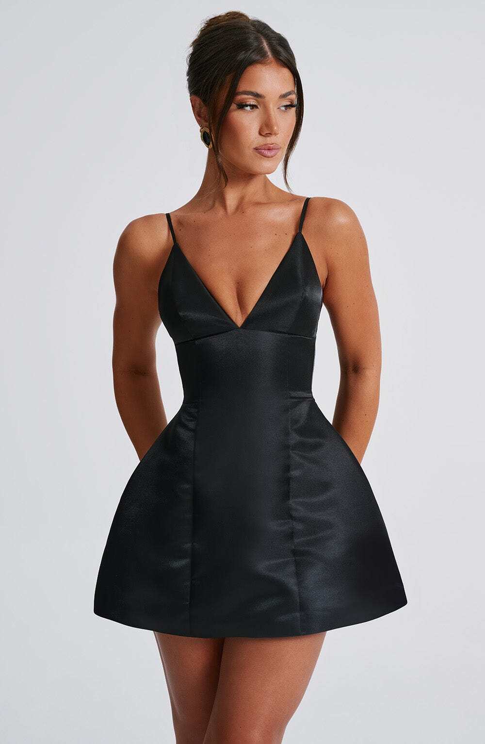 Nicole Mini Dress - Black - Image 6