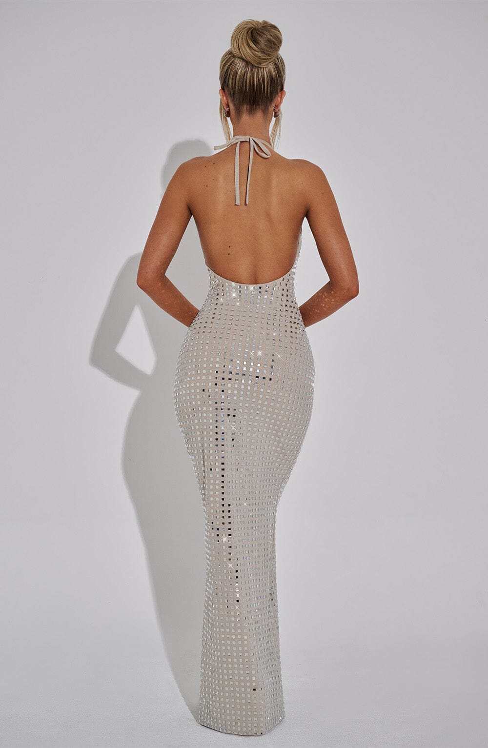 Odessa Maxi Dress - Nude - Image 8