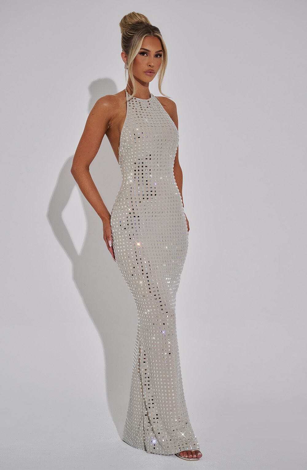 Odessa Maxi Dress - Nude - Image 6