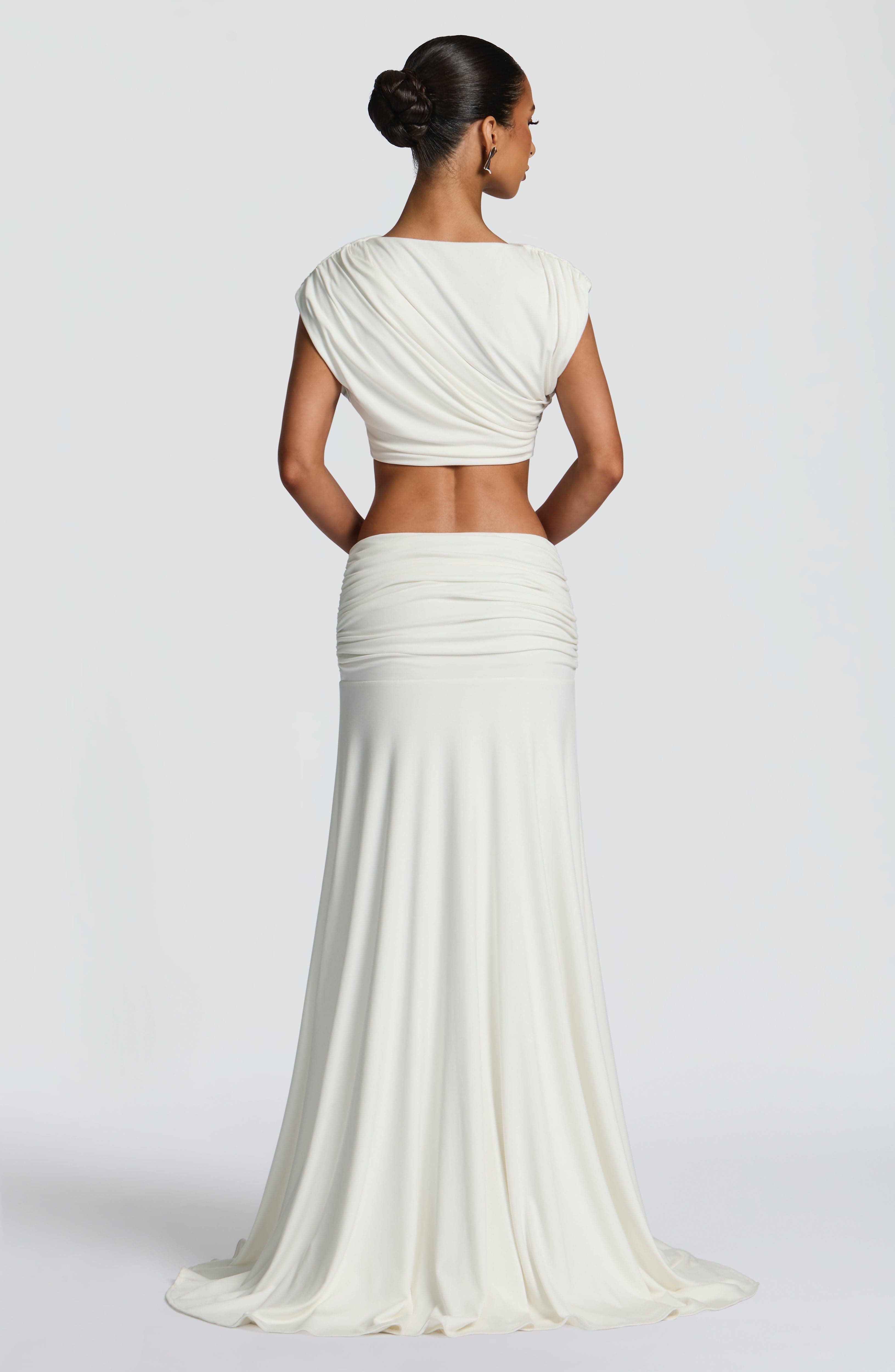 Paige Maxi Skirt - Ivory - Image 3