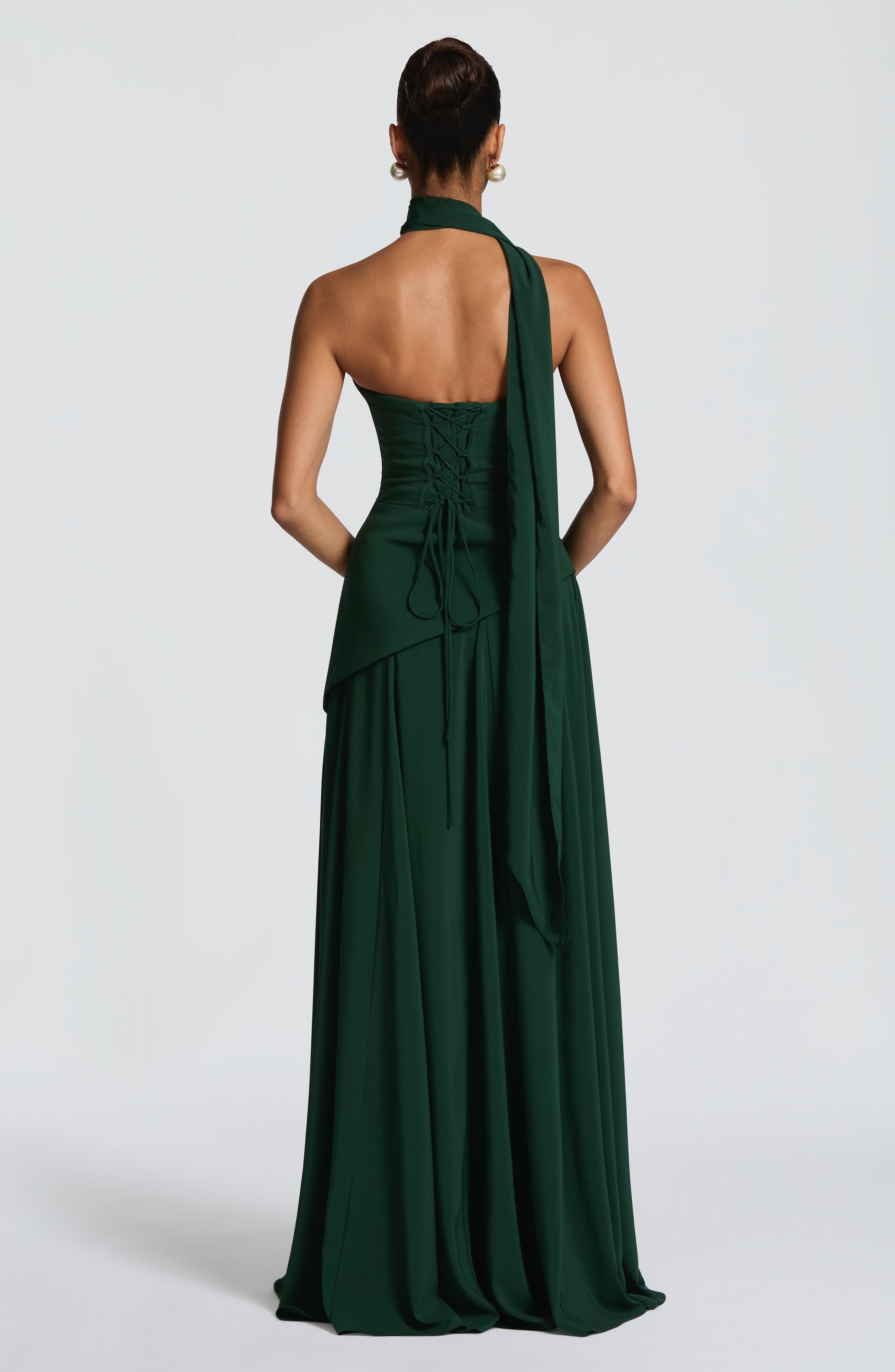 Patricia Maxi Dress - Emerald - Image 4