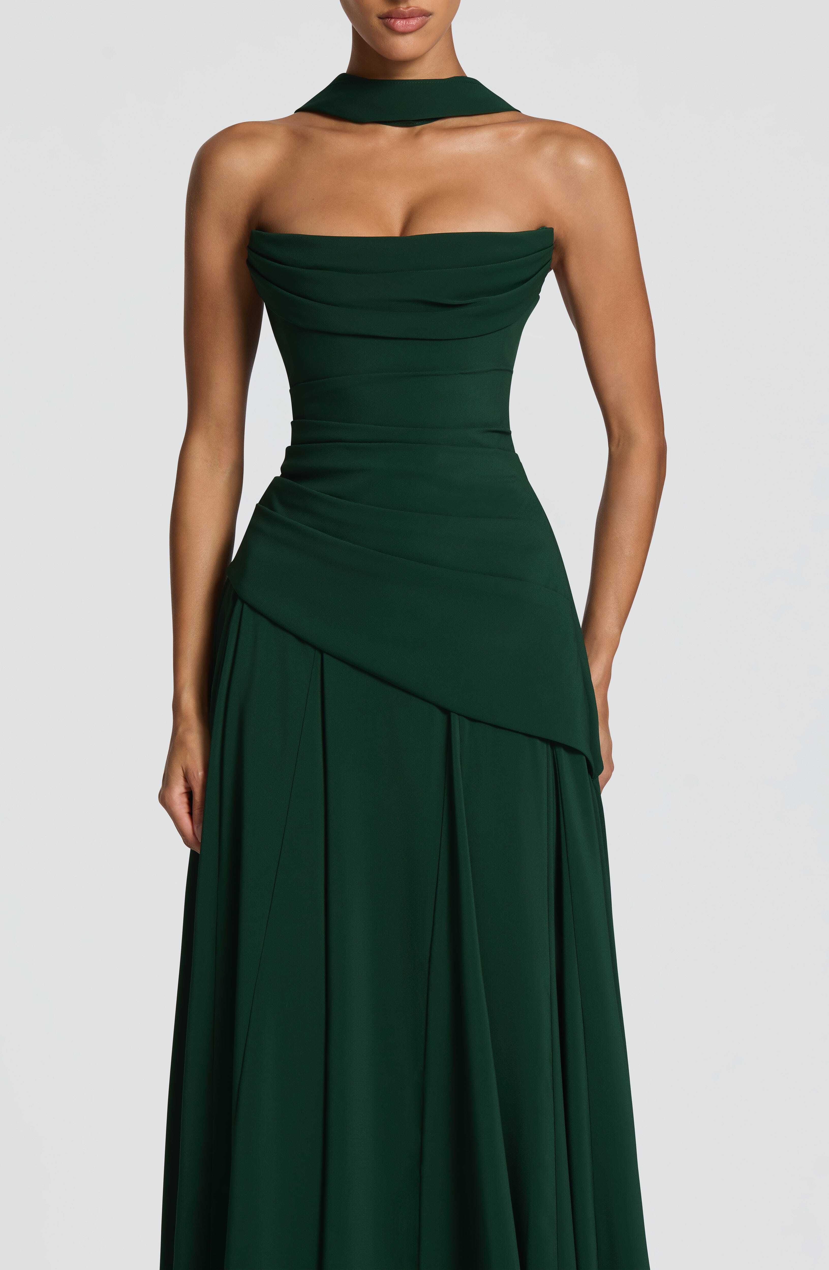 Patricia Maxi Dress - Emerald - Image 5
