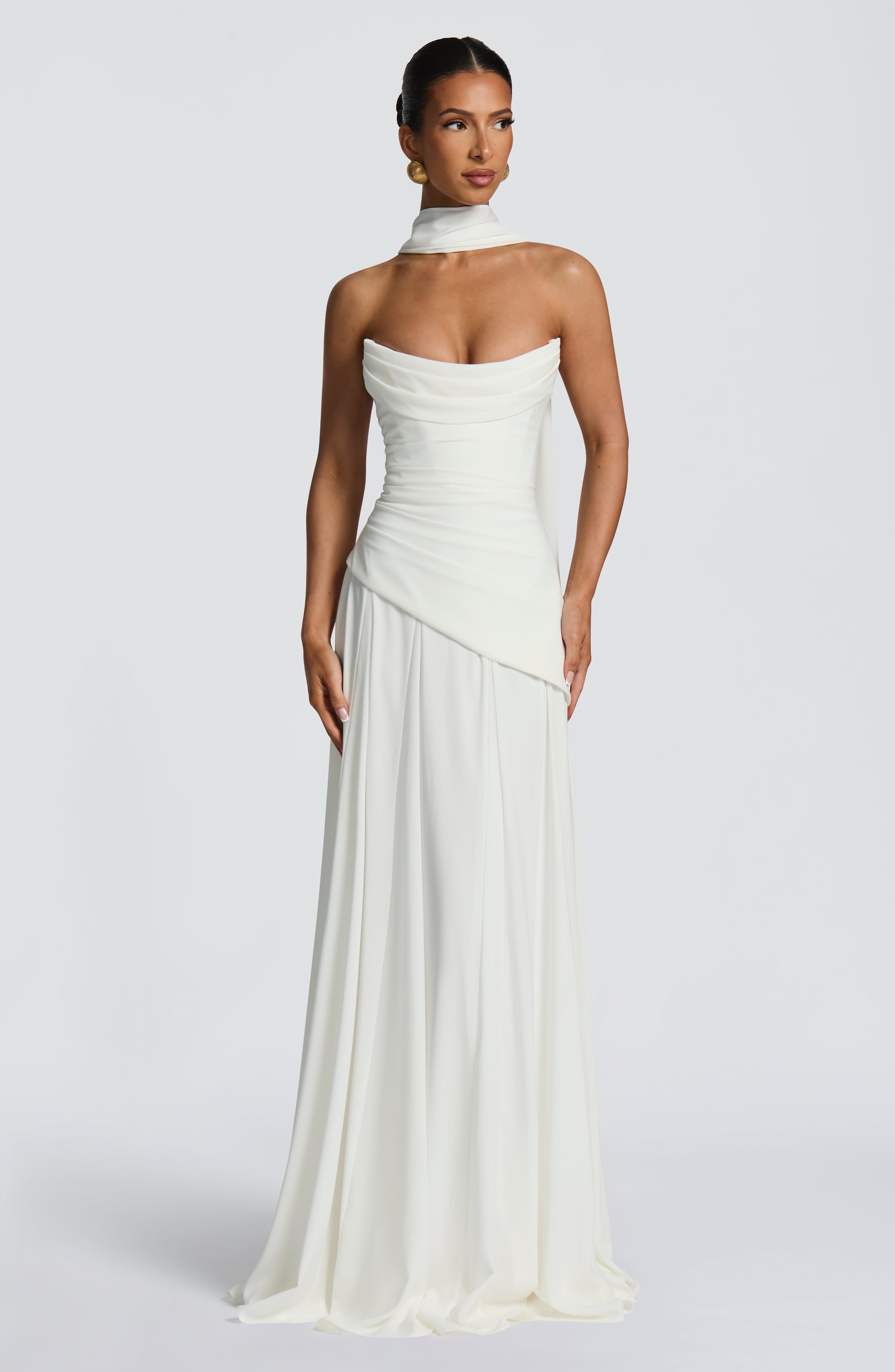 Patricia Maxi Dress - Ivory - Image 13