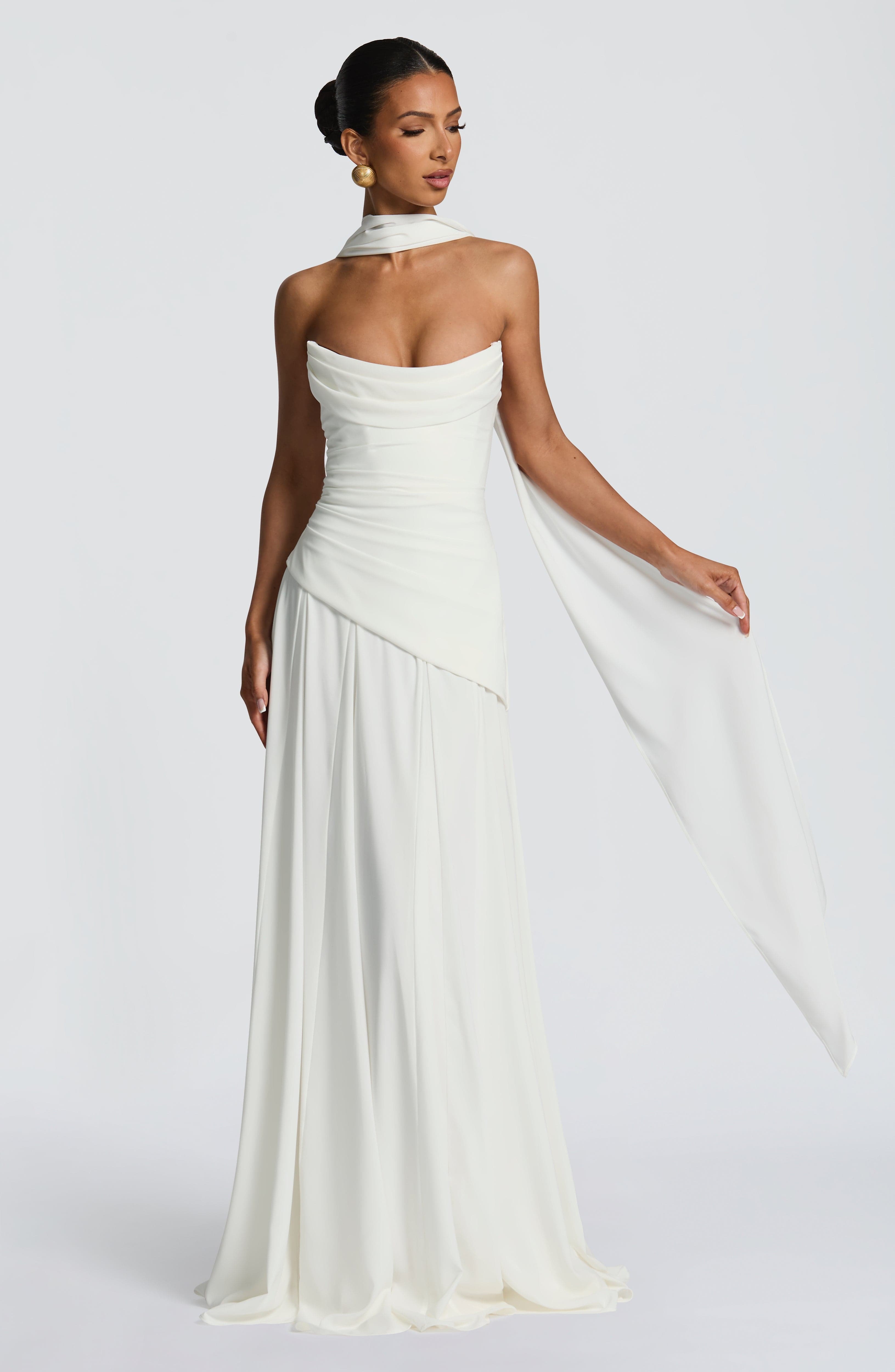 Patricia Maxi Dress - Ivory - Image 7