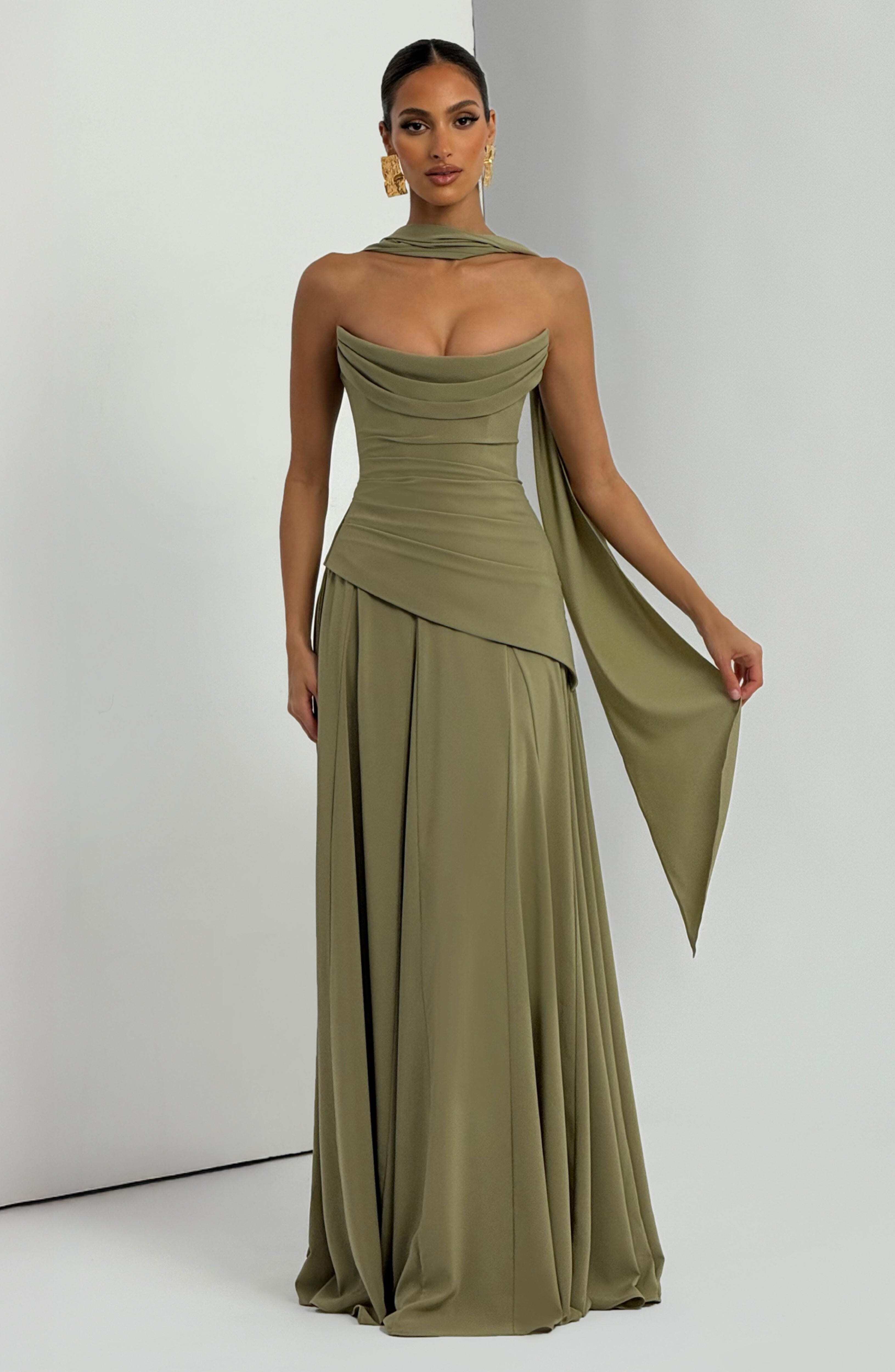 Patricia Maxi Dress - Sage - Image 9
