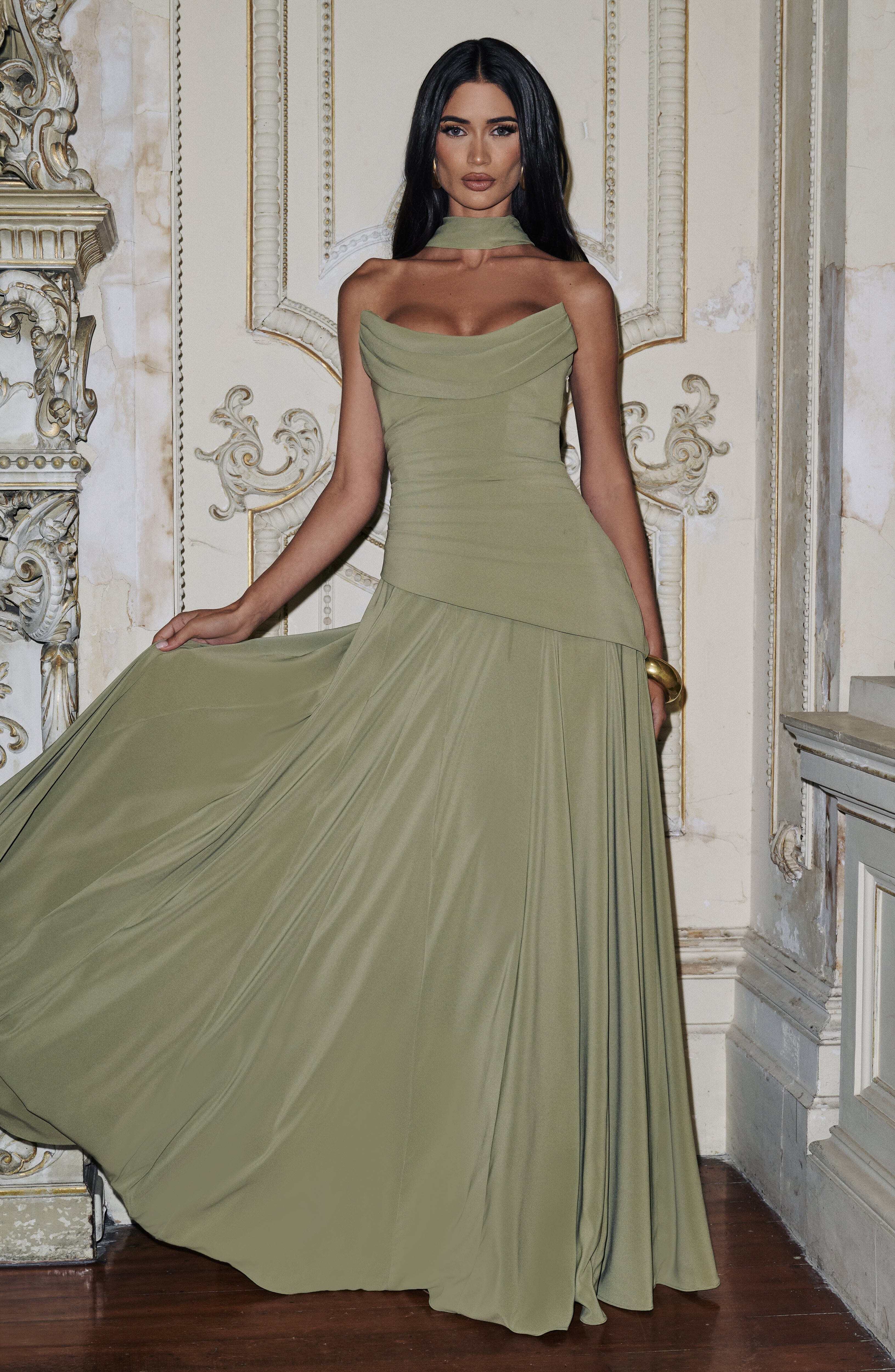Patricia Maxi Dress - Sage - Image 3