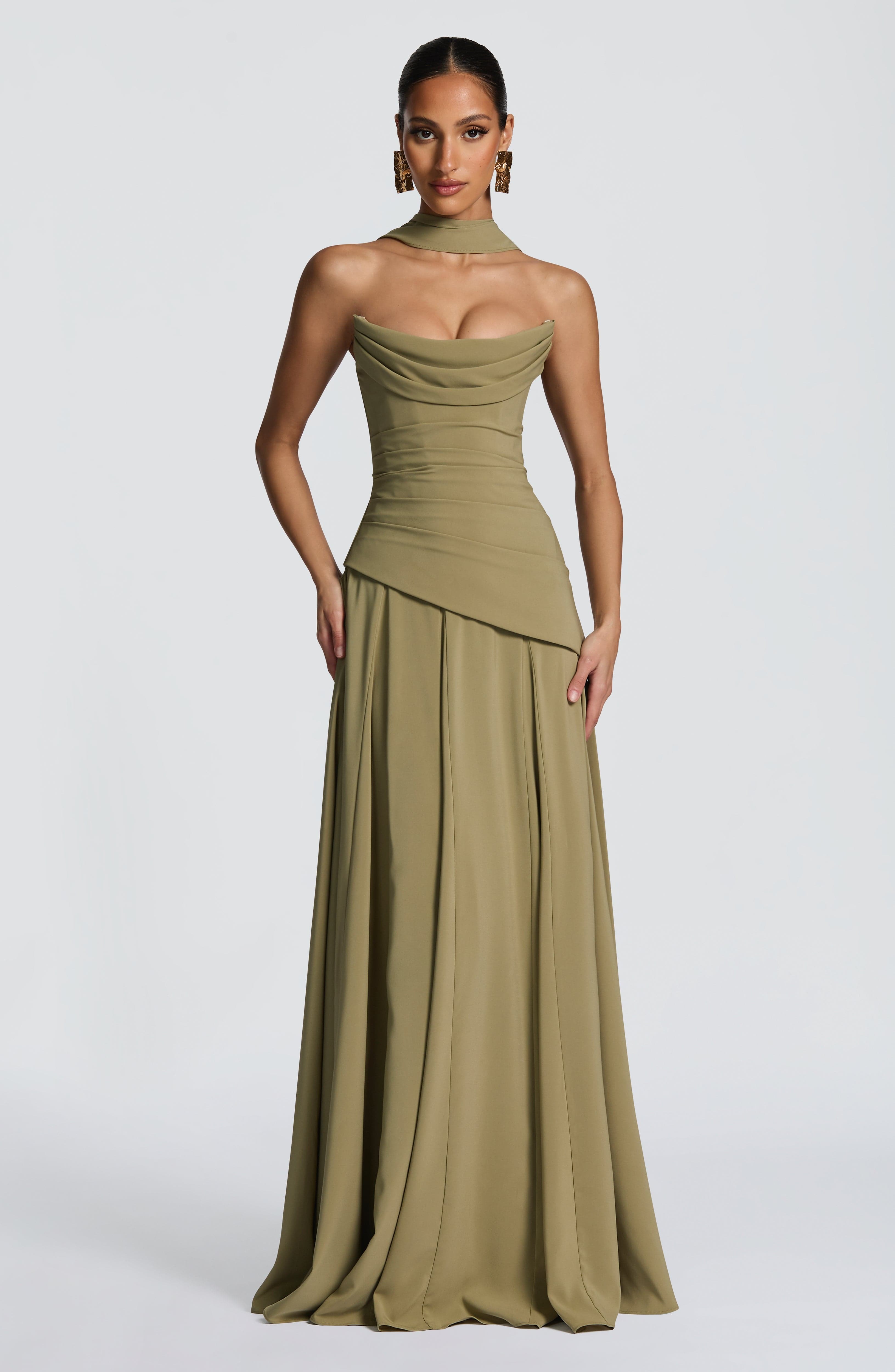 Patricia Maxi Dress - Sage - Image 16
