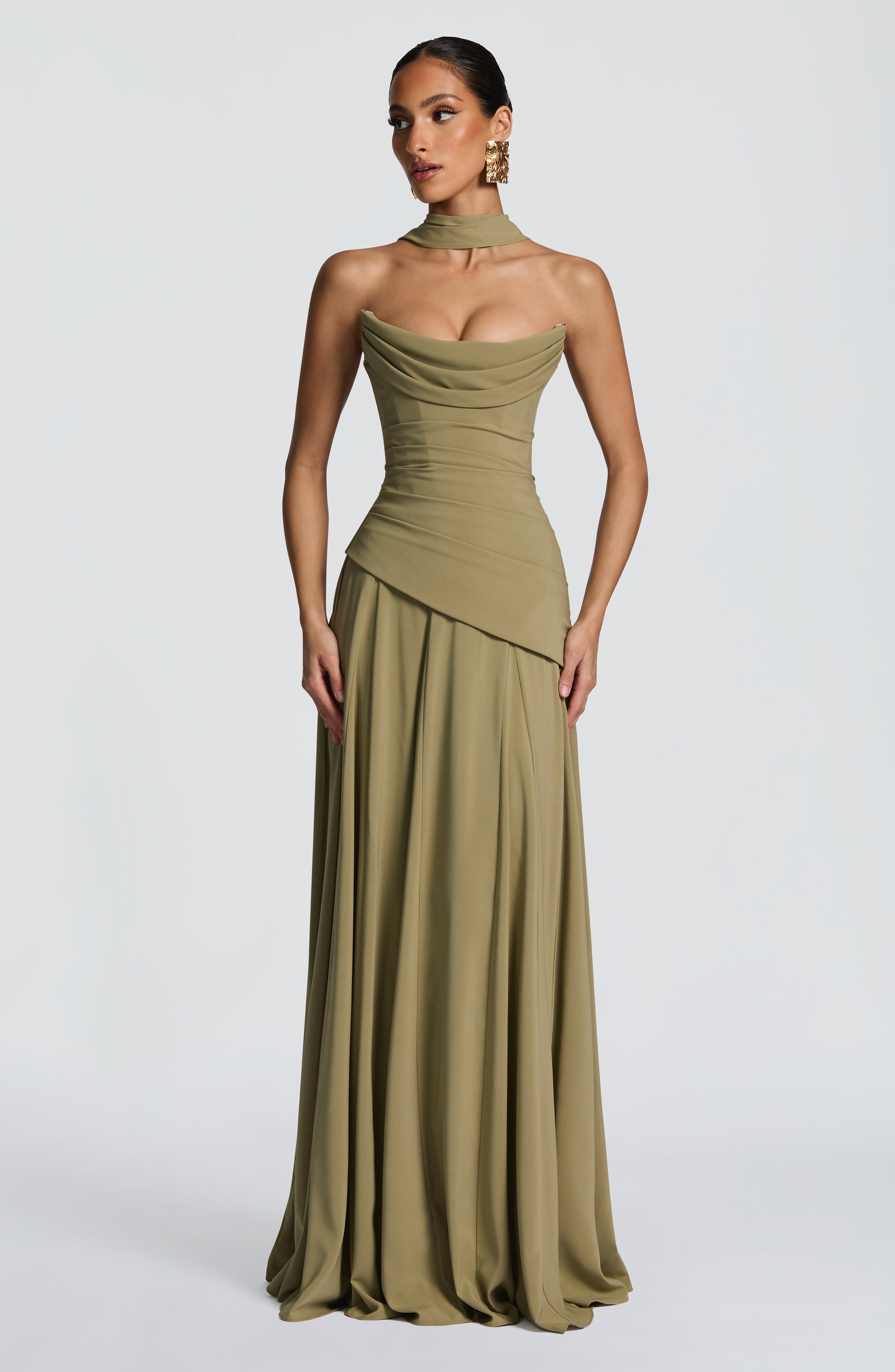 Patricia Maxi Dress - Sage - Image 14