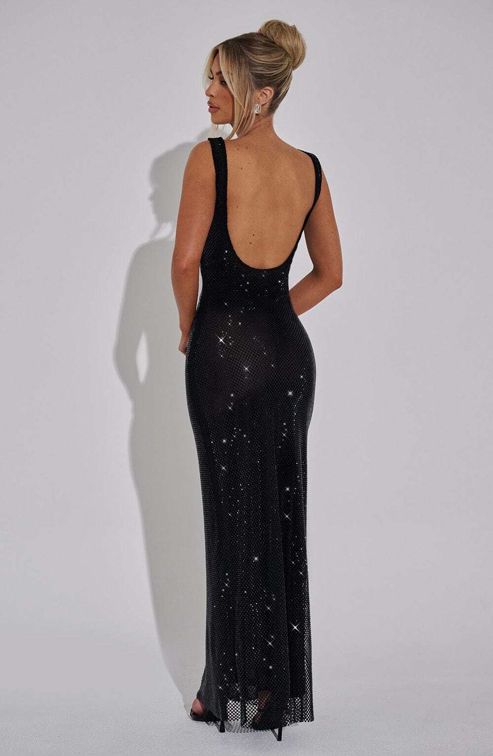 Petra Maxi Dress - Black - Image 5