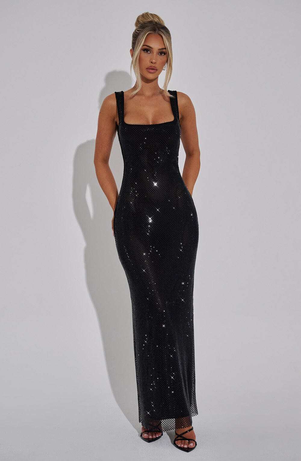 Petra Maxi Dress - Black - Image 3