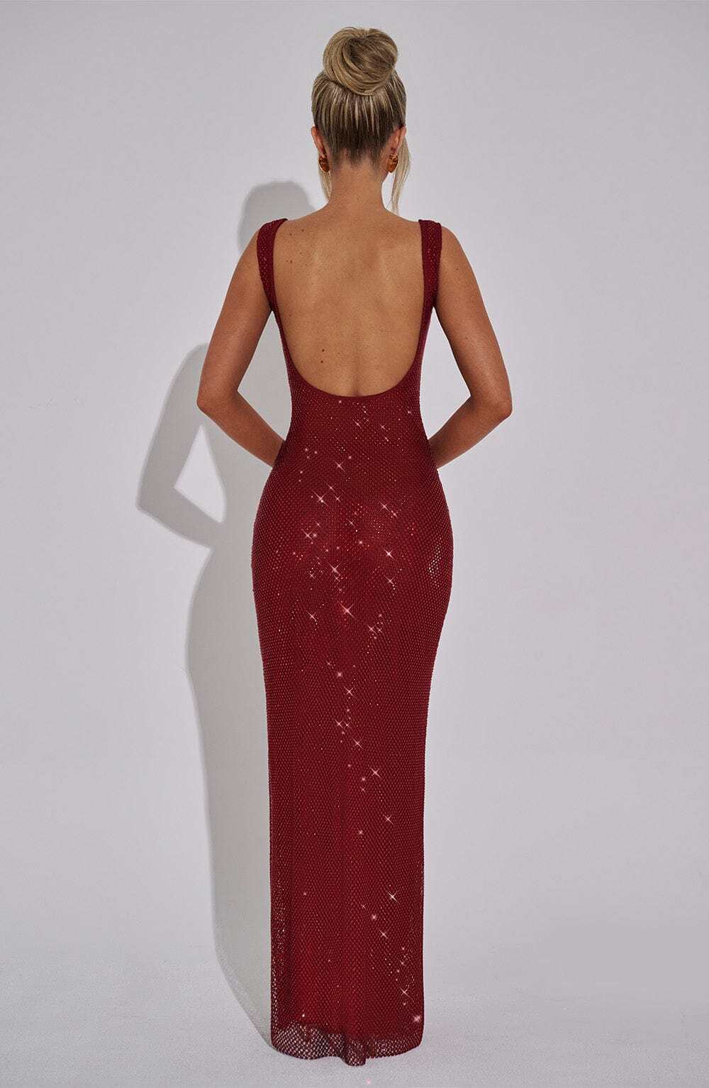 Petra Maxi Dress - Wine - Image 8