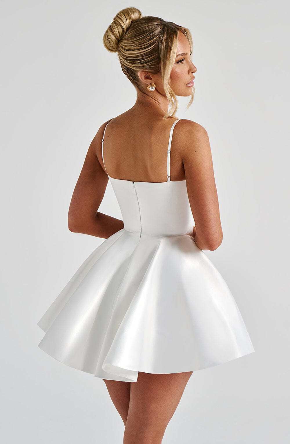 Poppy Mini Dress - Ivory - Image 5